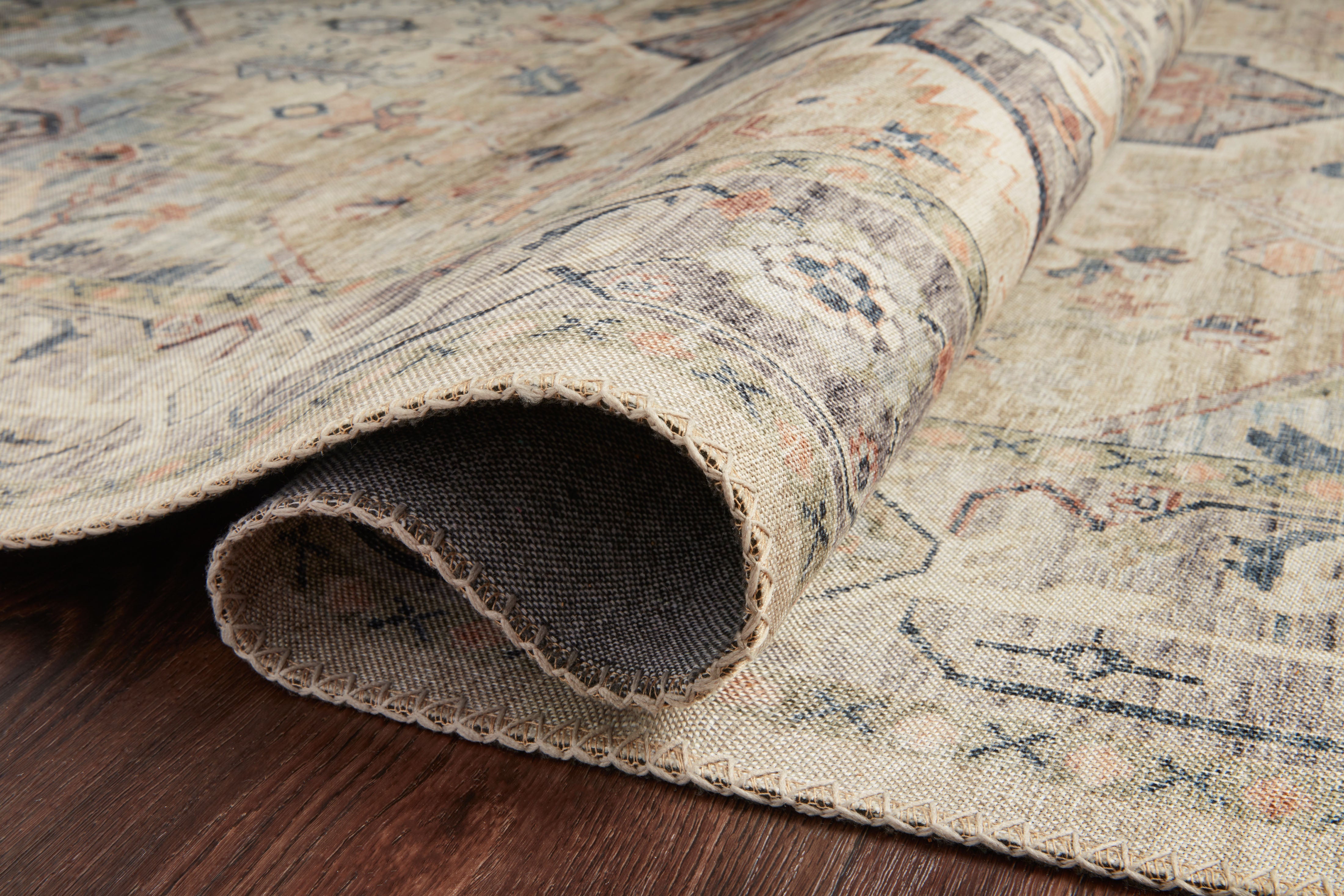 Loloi Hathaway Multi / Ivory Rug 1-RUGS - patterned Loloi