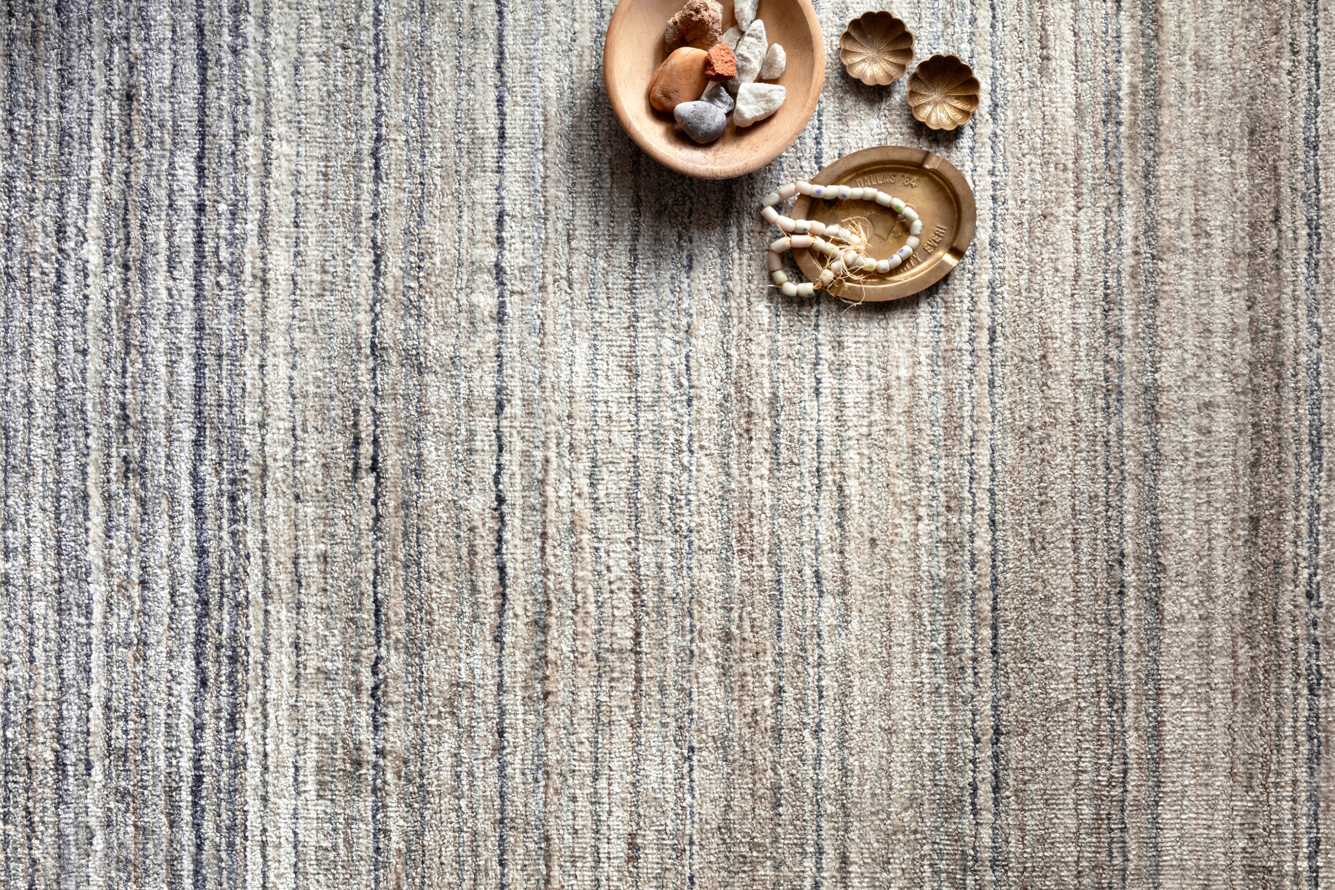 Loloi Haven Silver / Blue Rug RUGS - synthetic Loloi