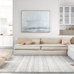 Loloi Haven Silver / Blue Rug RUGS - synthetic Loloi