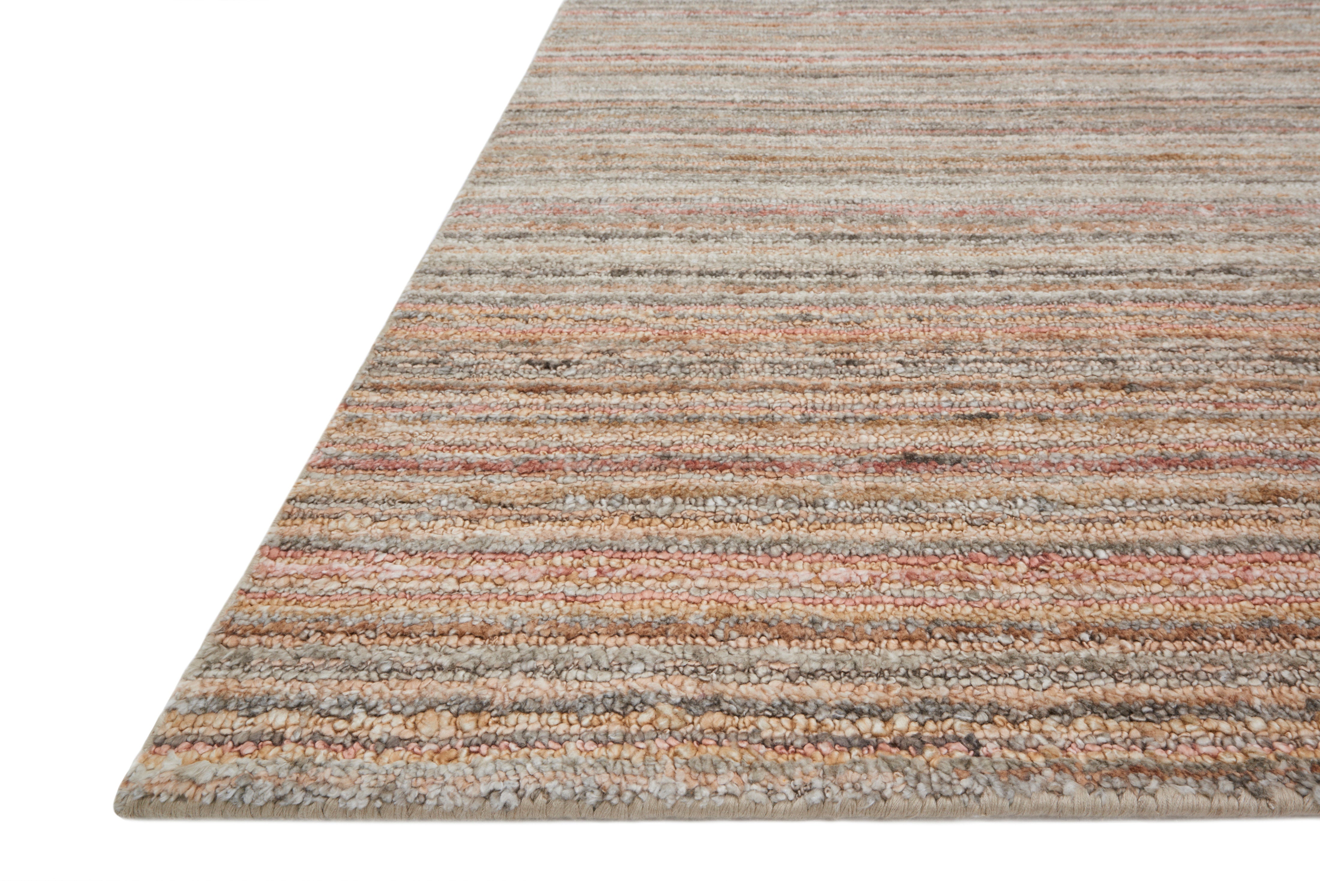 Loloi Haven Silver / Blush Rug RUGS - synthetic Loloi