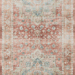 Loloi Heidi Terracotta / Aqua Rug 1-RUGS-patterned Loloi