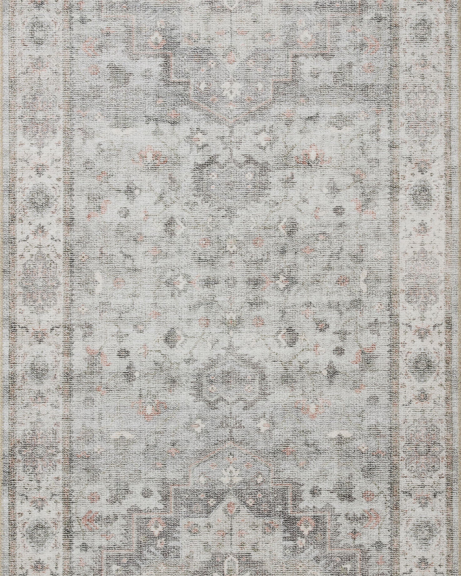 Loloi Heidi Dove / Blush Rug 1-RUGS-patterned Loloi