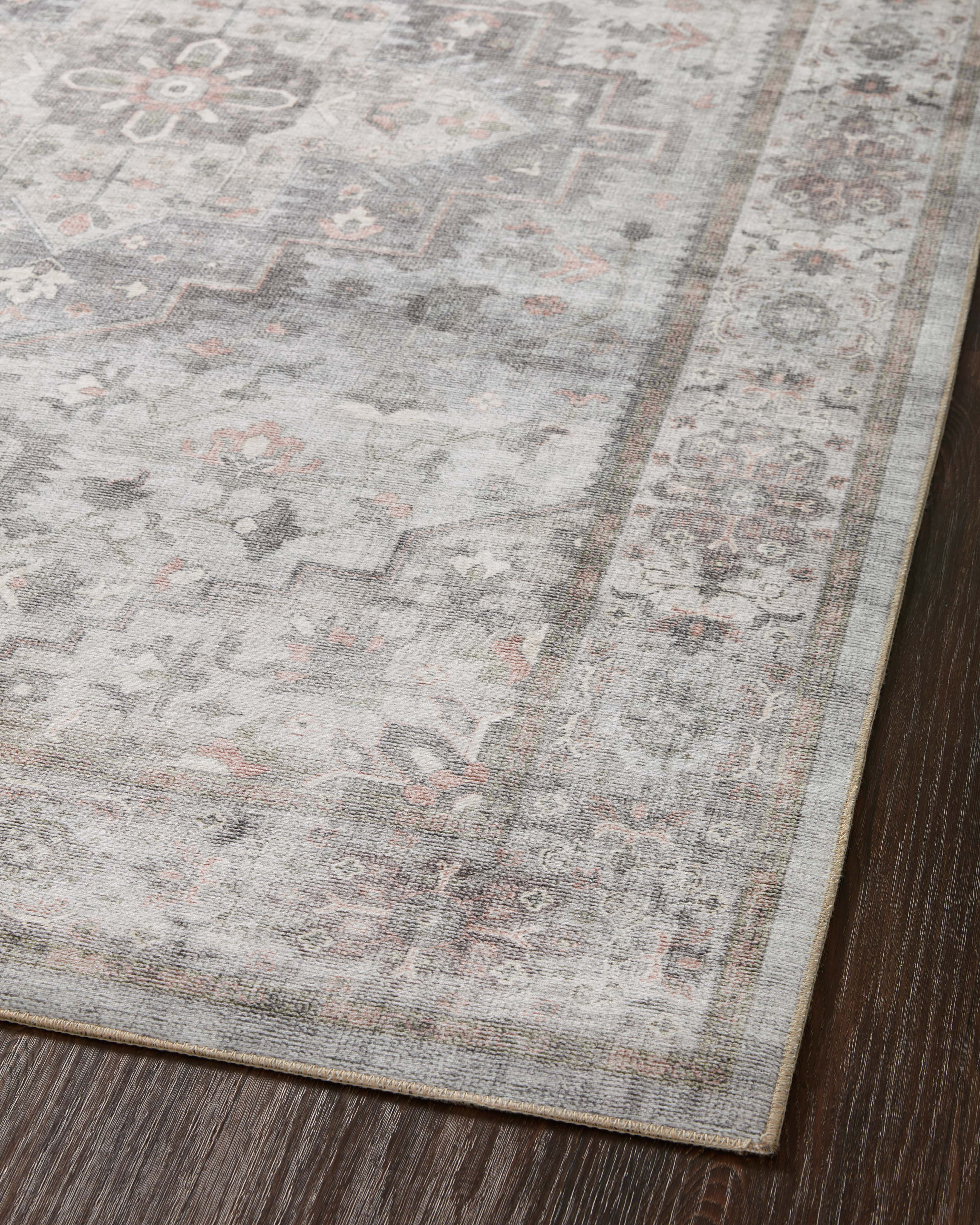 Loloi Heidi Dove / Blush Rug 1-RUGS-patterned Loloi