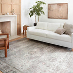 Loloi Heidi Dove / Blush Rug 1-RUGS-patterned Loloi
