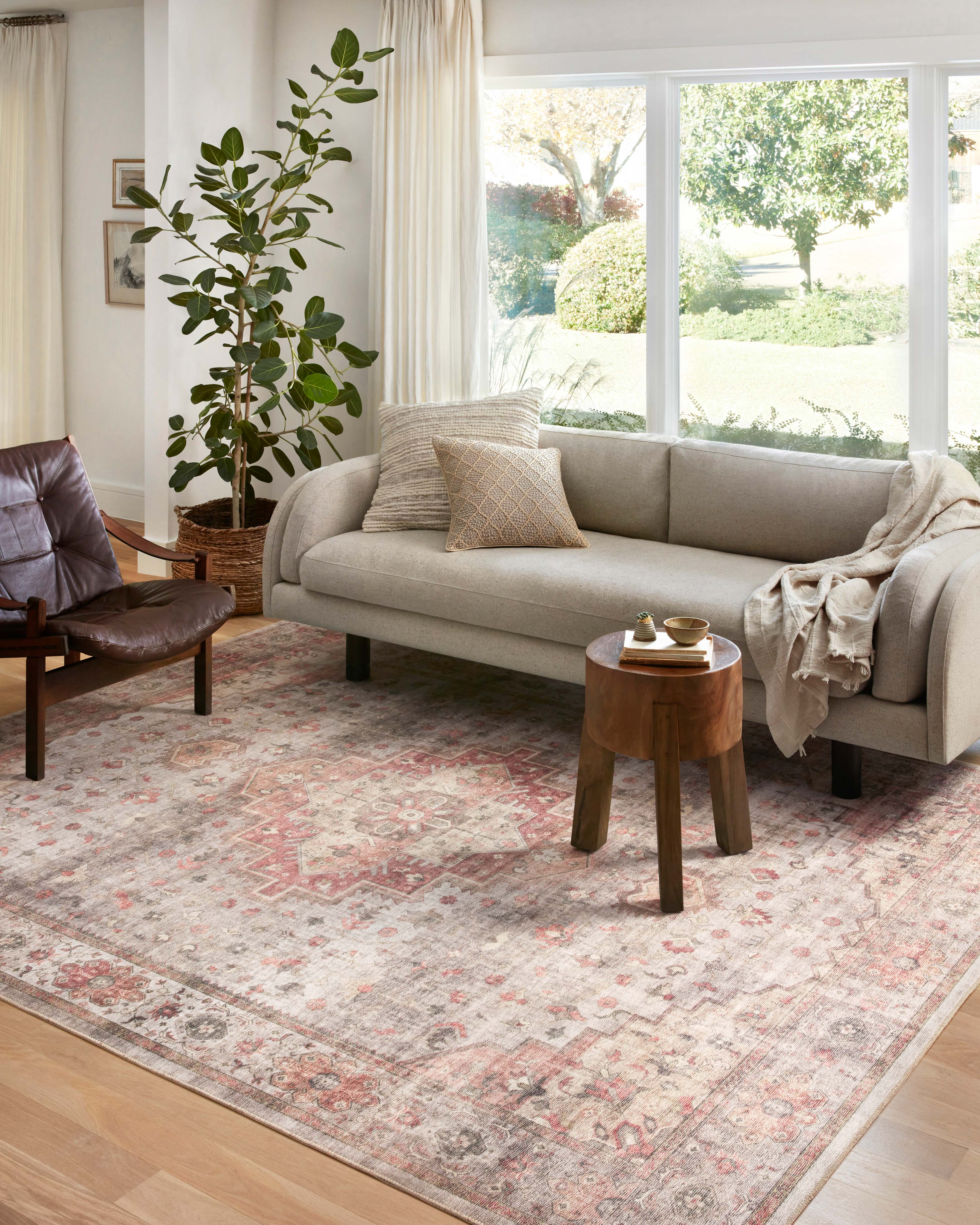 Loloi Heidi Dove / Spice Rug 1-RUGS-patterned Loloi