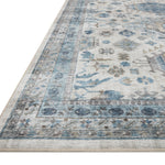 Loloi Heidi Ivory / Ocean Rug 1-RUGS-patterned Loloi