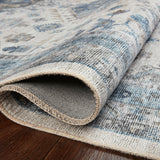 Loloi Heidi Ivory / Ocean Rug 1-RUGS-patterned Loloi