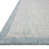 Magnolia Home by Joanna Gaines x Loloi Henley Ivory / Blue Rug RUGS - wool Loloi