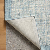 Magnolia Home by Joanna Gaines x Loloi Henley Ivory / Blue Rug RUGS - wool Loloi