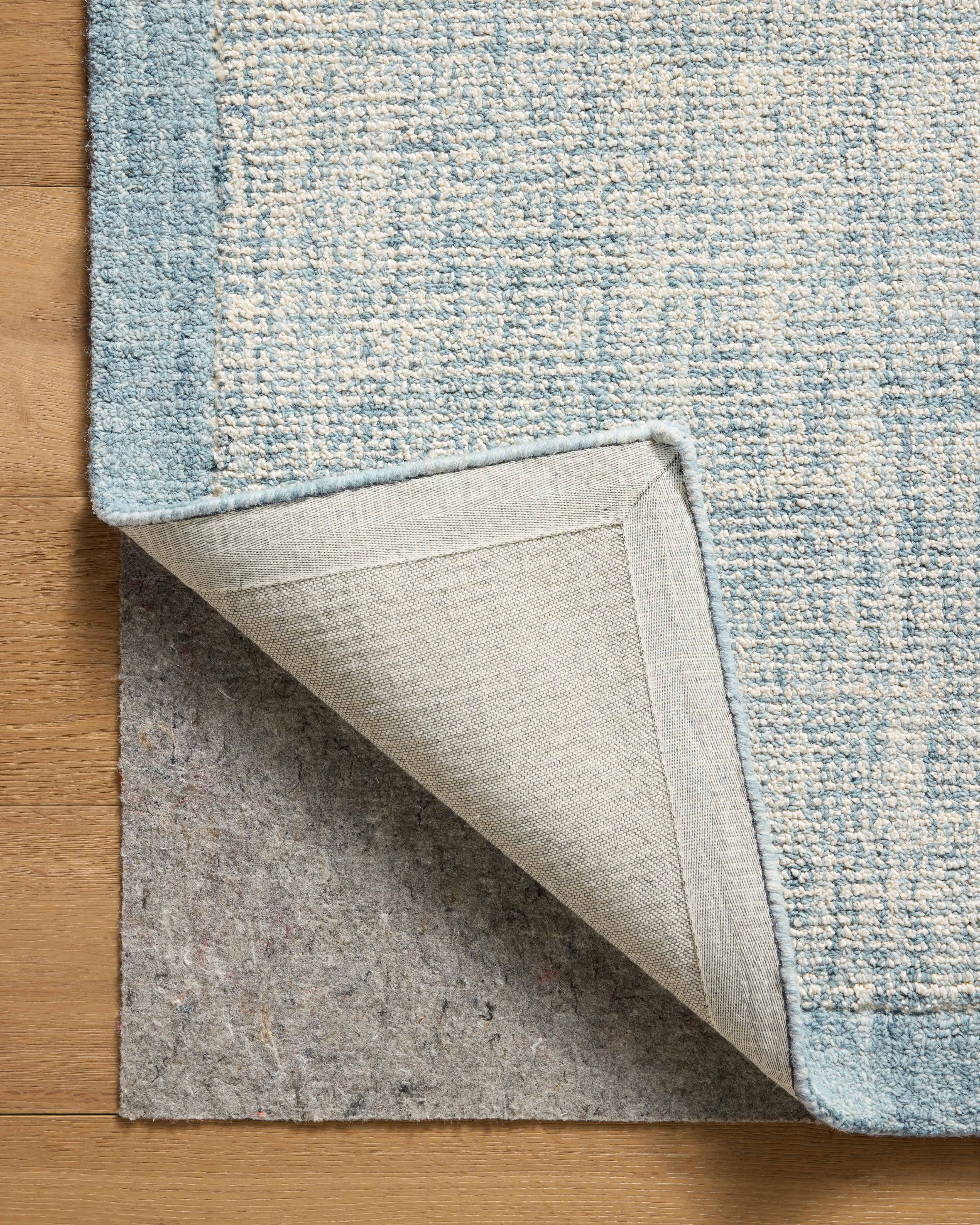 Magnolia Home by Joanna Gaines x Loloi Henley Ivory / Blue Rug RUGS - wool Loloi