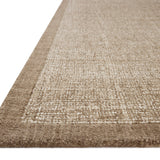 Magnolia Home by Joanna Gaines x Loloi Henley Ivory / Brown Rug RUGS - wool Loloi
