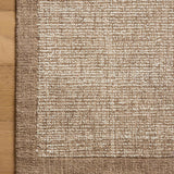 Magnolia Home by Joanna Gaines x Loloi Henley Ivory / Brown Rug RUGS - wool Loloi