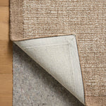 Magnolia Home by Joanna Gaines x Loloi Henley Ivory / Brown Rug RUGS - wool Loloi