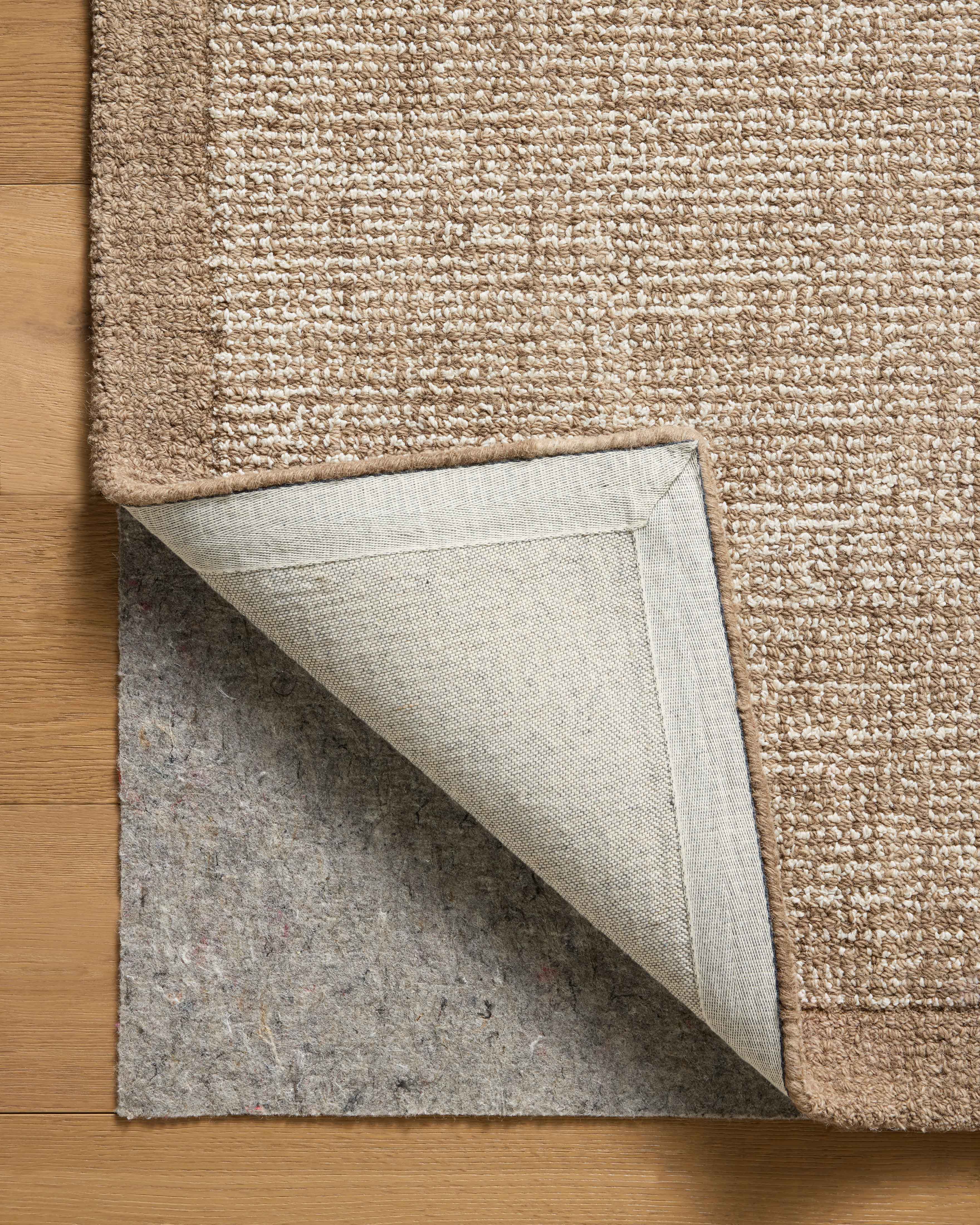 Magnolia Home by Joanna Gaines x Loloi Henley Ivory / Brown Rug RUGS - wool Loloi