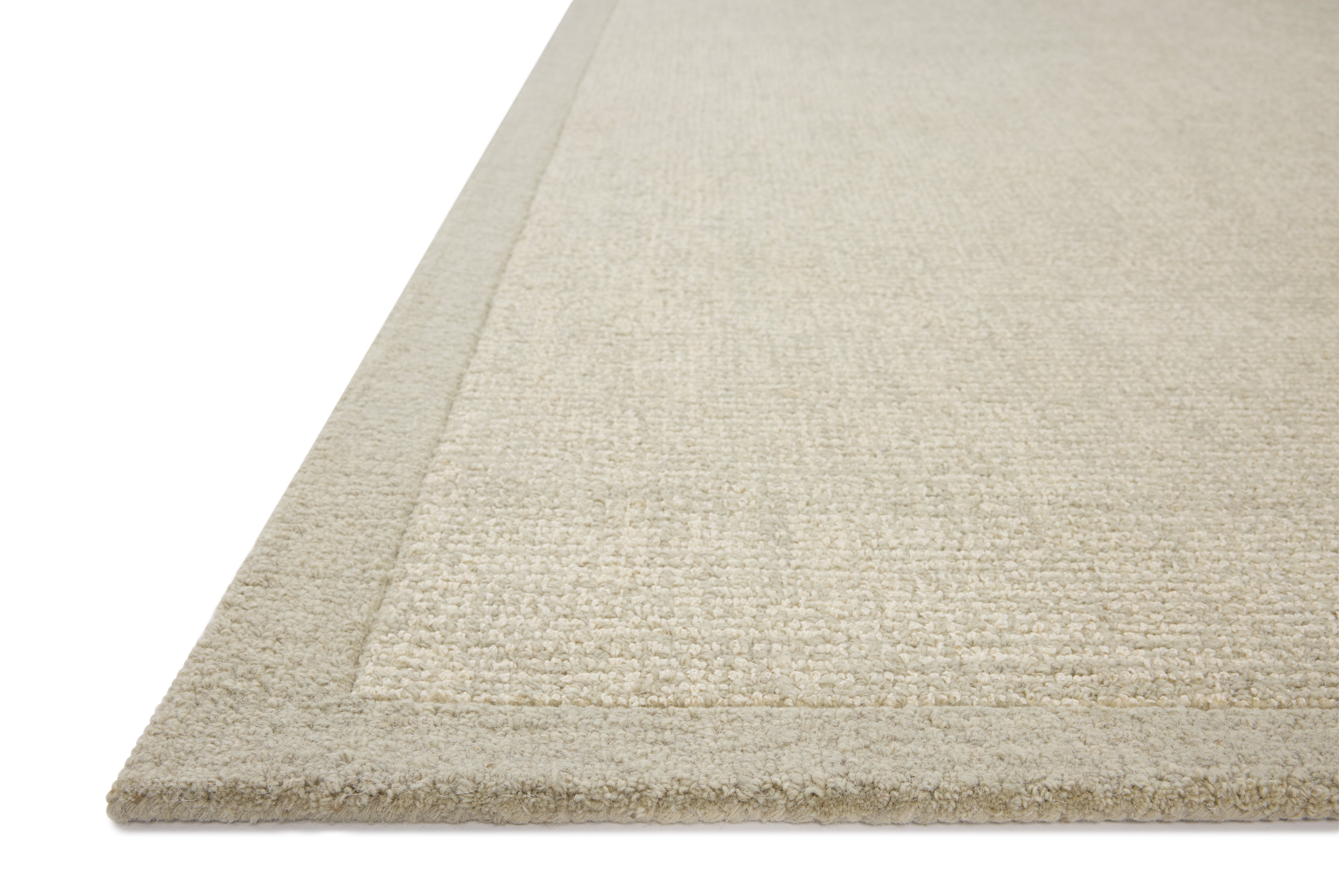 Magnolia Home by Joanna Gaines x Loloi Henley Ivory / Silver Rug RUGS - wool Loloi