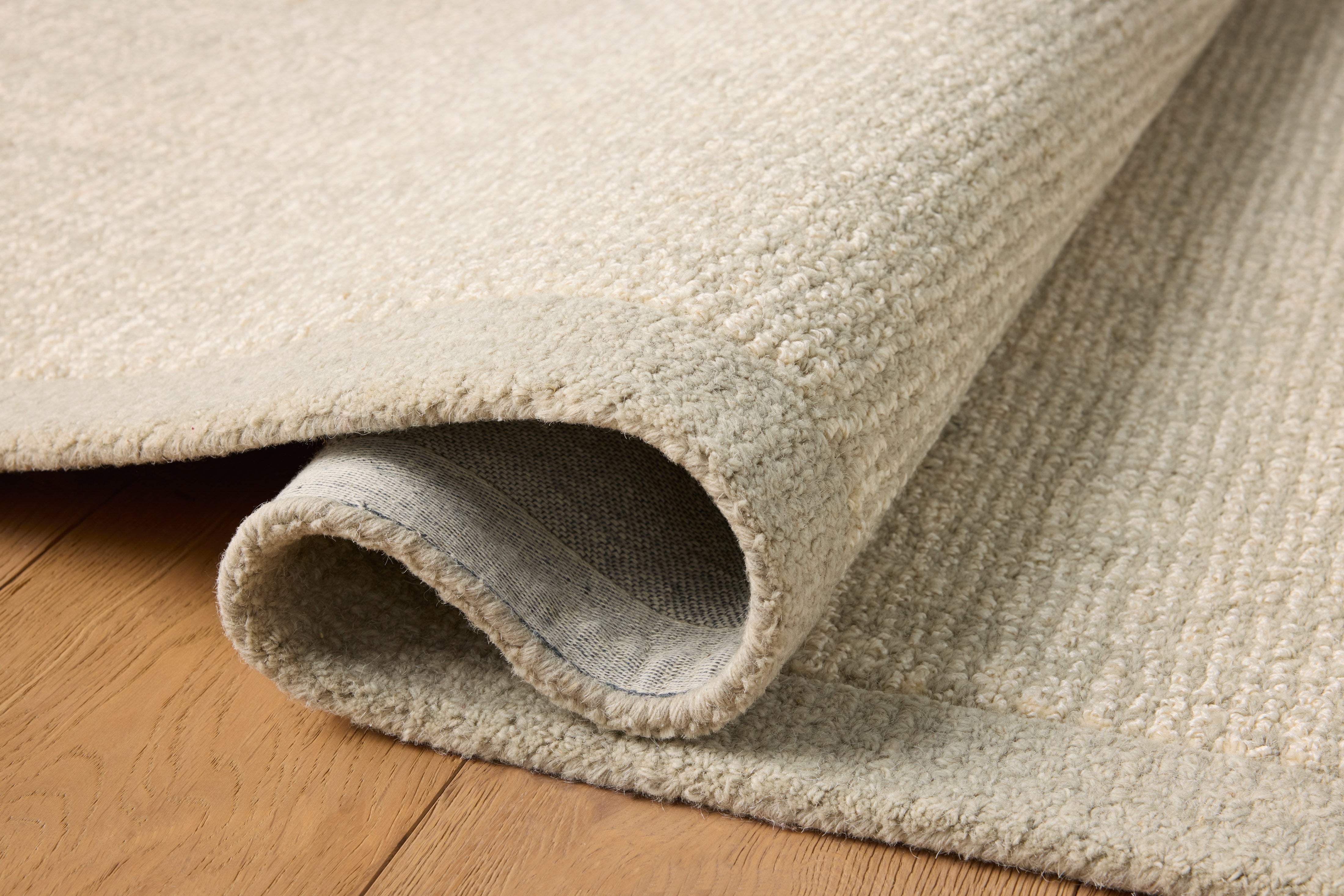 Magnolia Home by Joanna Gaines x Loloi Henley Ivory / Silver Rug RUGS - wool Loloi