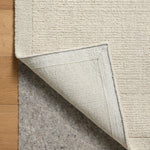 Magnolia Home by Joanna Gaines x Loloi Henley Ivory / Silver Rug RUGS - wool Loloi