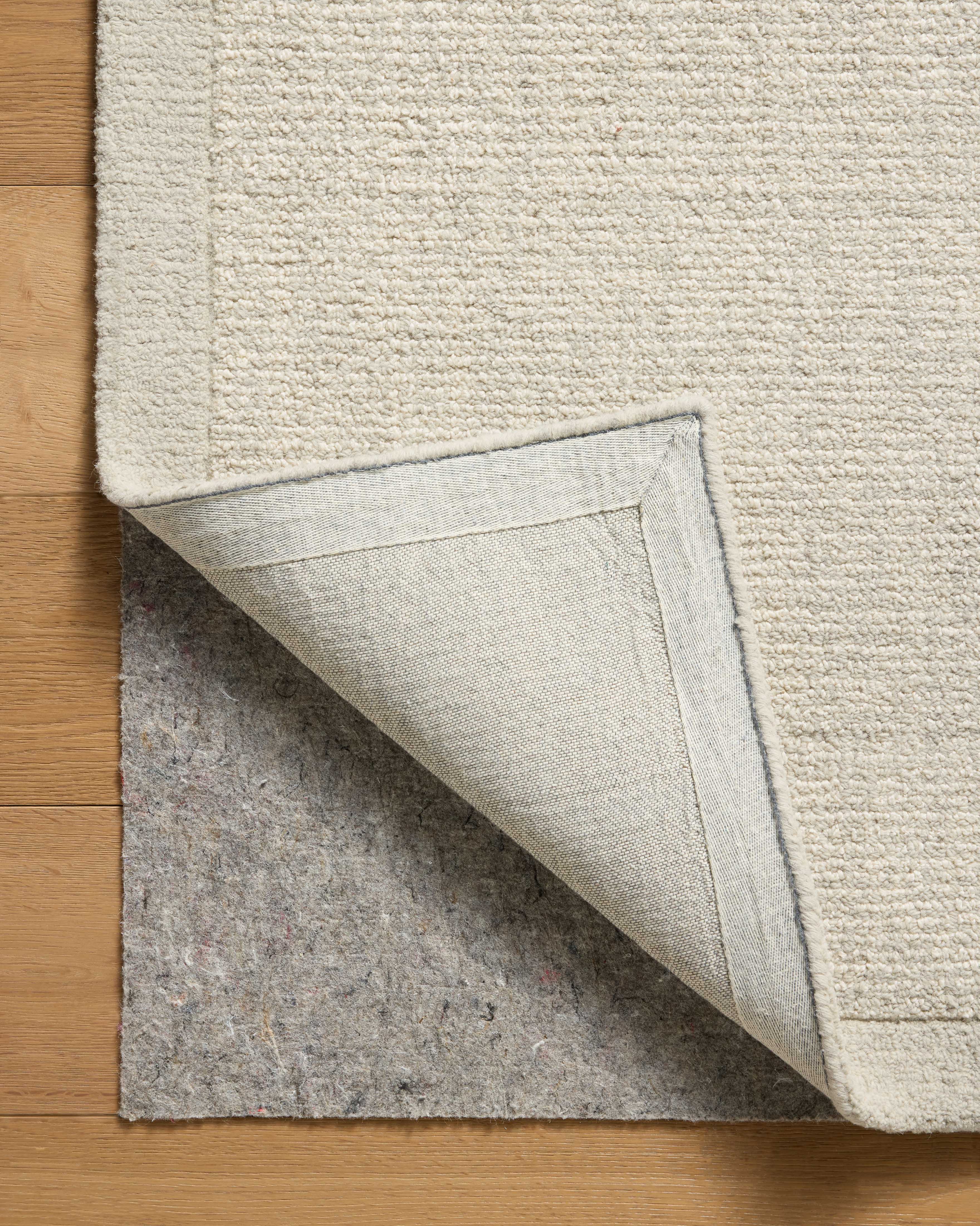 Magnolia Home by Joanna Gaines x Loloi Henley Ivory / Silver Rug RUGS - wool Loloi