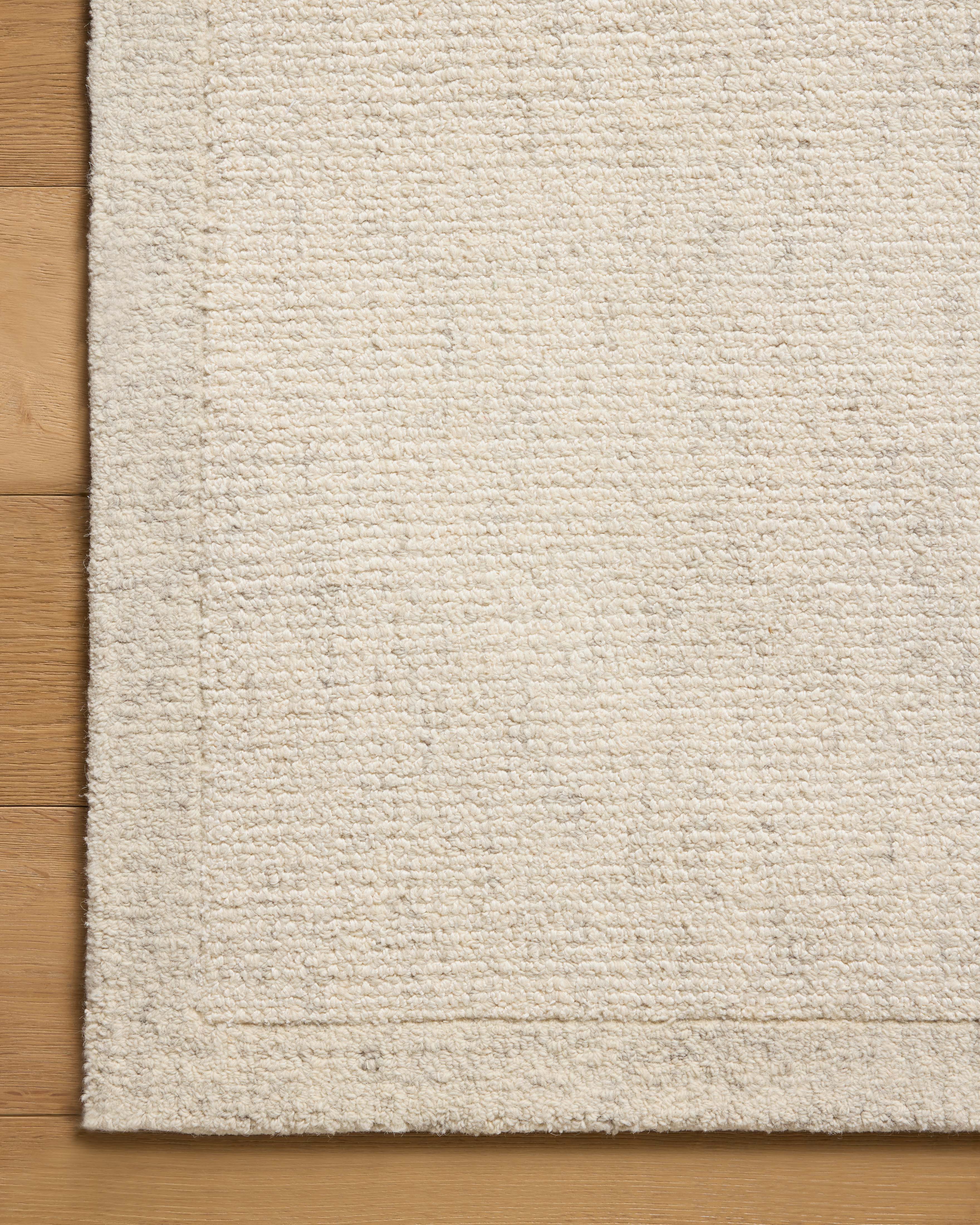 Magnolia Home Joanna Gaines x Loloi Henley Ivory / Smoke Rug RUGS - wool Loloi