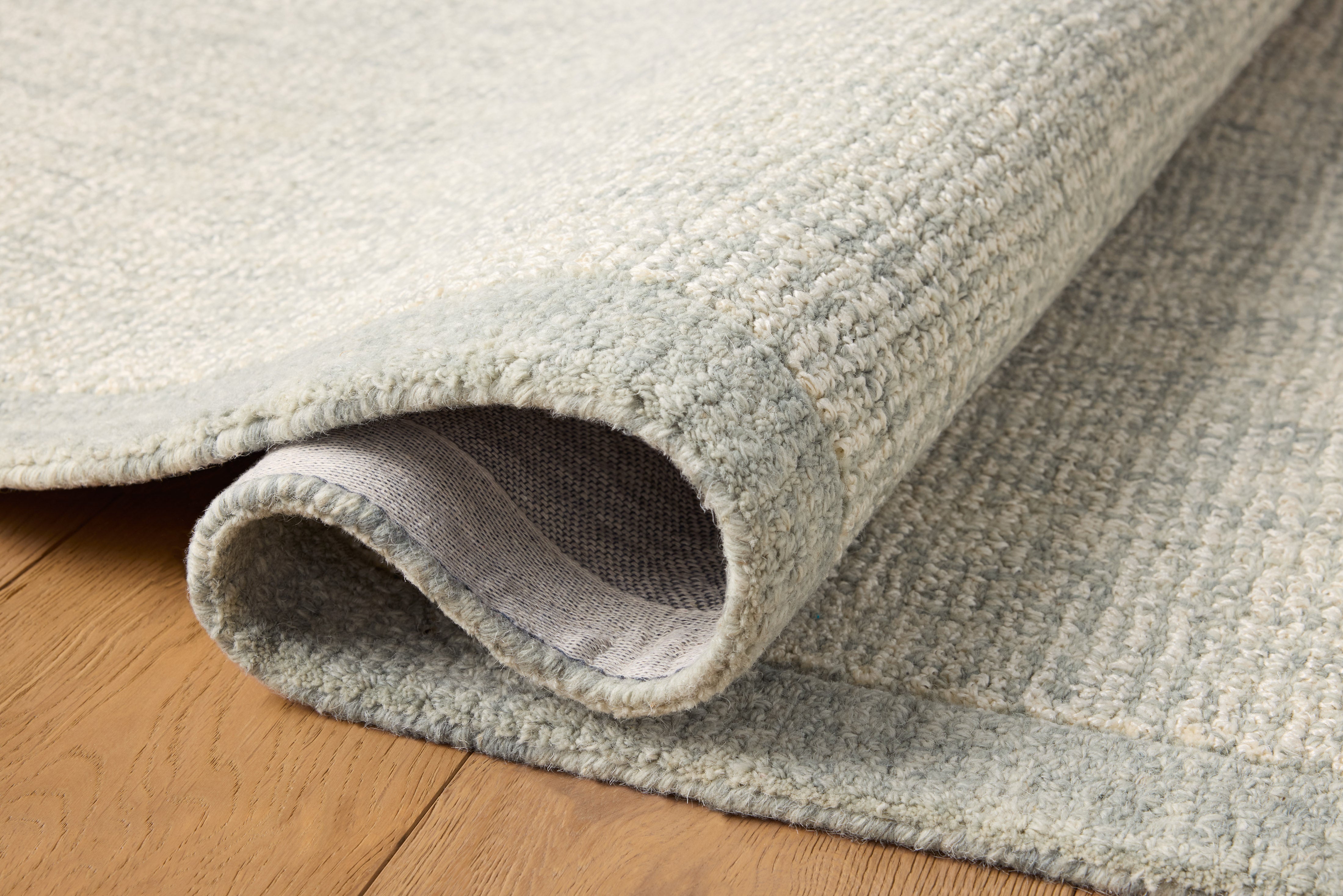 Magnolia Home by Joanna Gaines x Loloi Henley Ivory / Spa Rug RUGS - wool Loloi