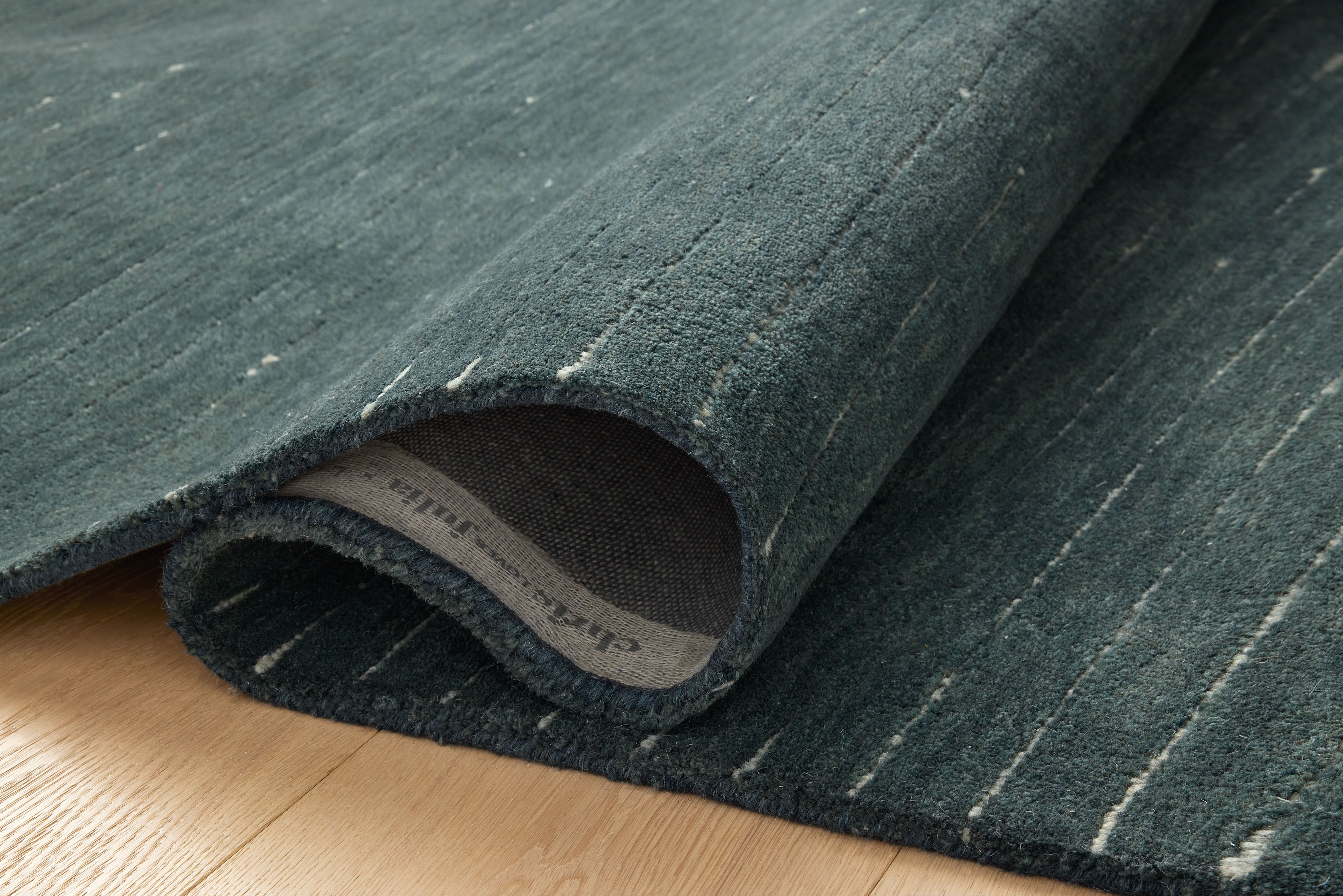 Chris Loves Julia x Loloi Henry Denim / Ivory Rug RUGS - striped Loloi