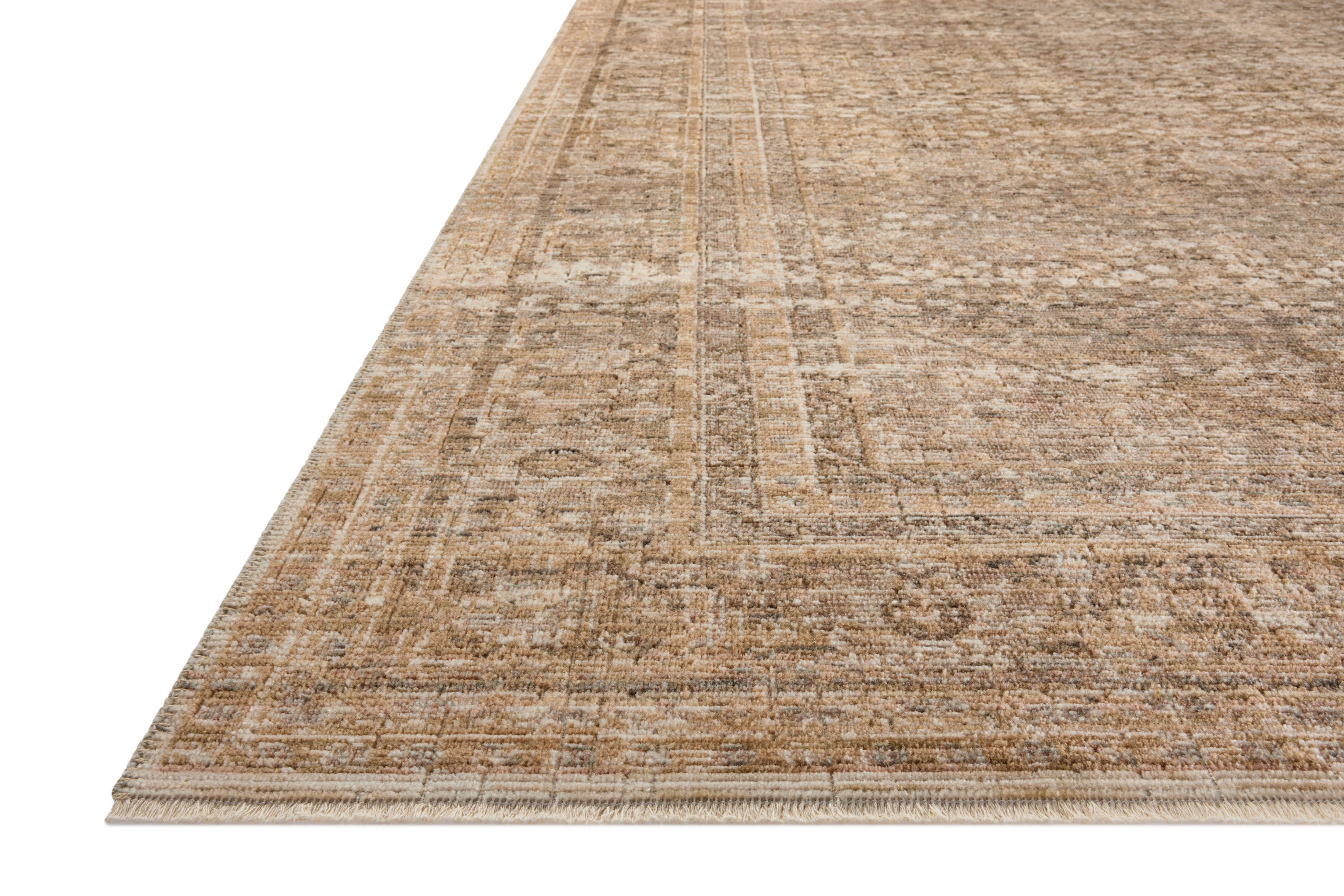 Loloi Heritage Clay / Natural Rug 0-RUGS-patterned Loloi
