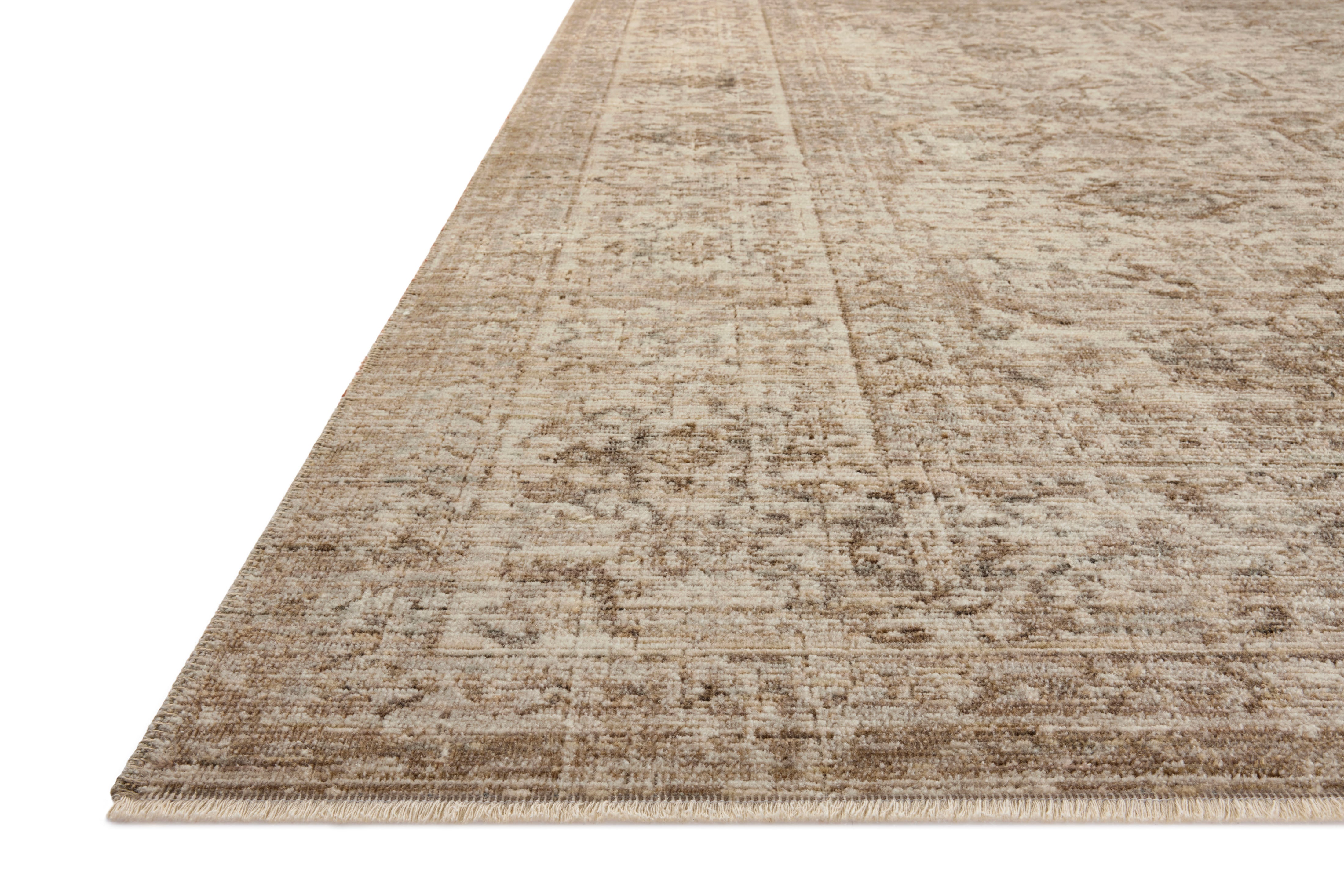 Loloi Heritage Ivory / Natural Rug 0-RUGS-patterned Loloi