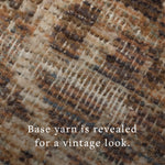 Loloi Heritage Mocha / Denim Square Rug RUGS - wool Loloi