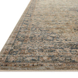Loloi Heritage Sage / Navy Square Rug RUGS - wool Loloi