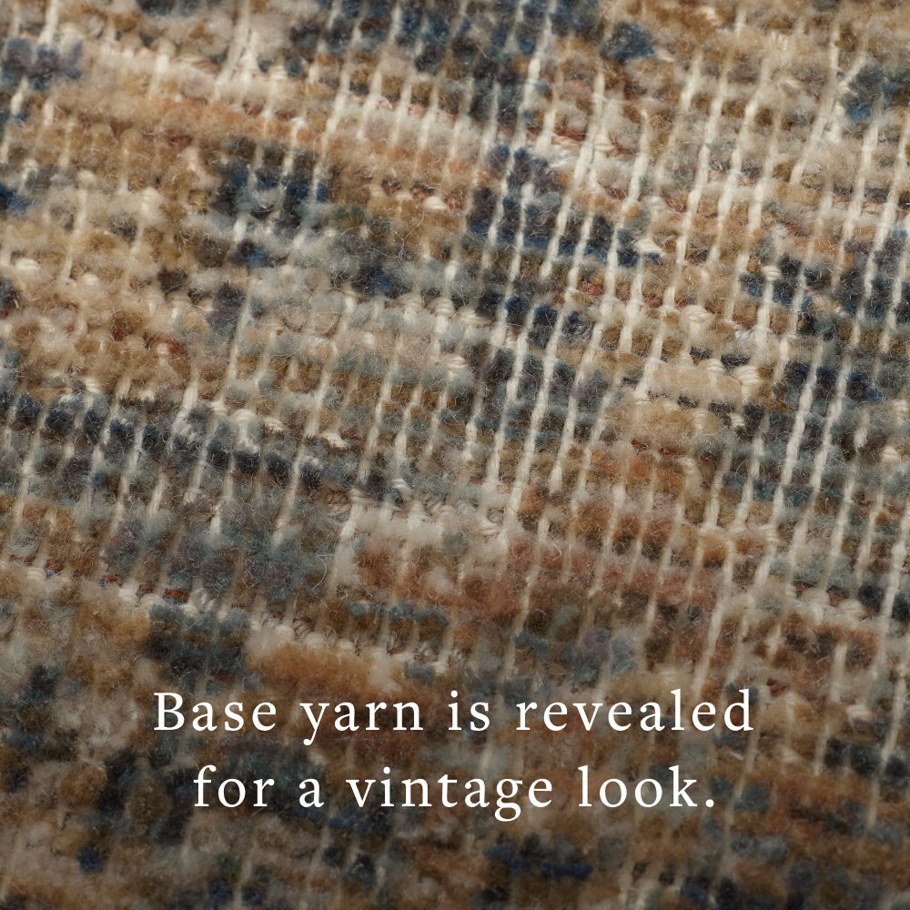 Loloi Heritage Sage / Navy Runner Rug RUGS - wool Loloi