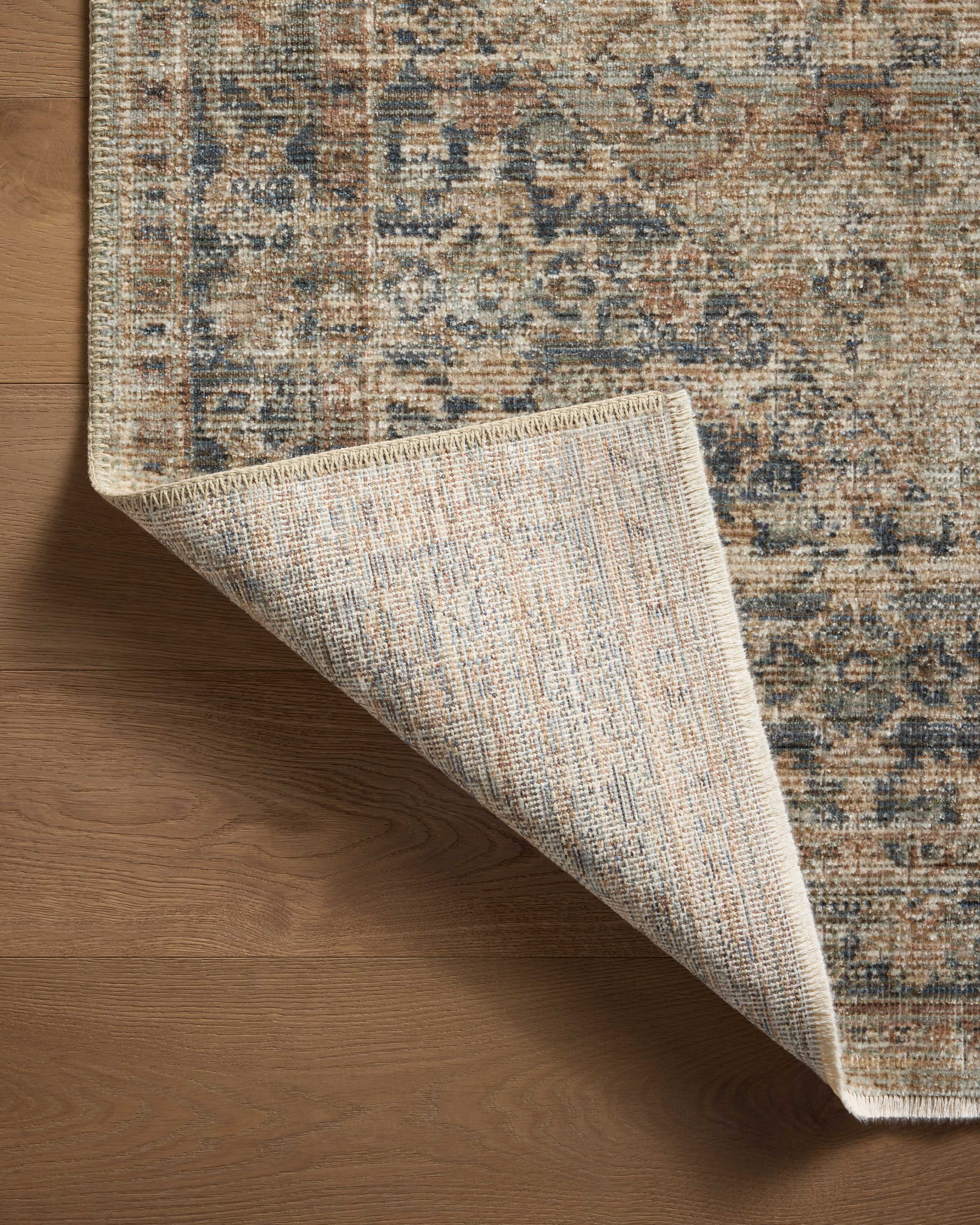 Loloi Heritage Sage / Navy Runner Rug RUGS - wool Loloi