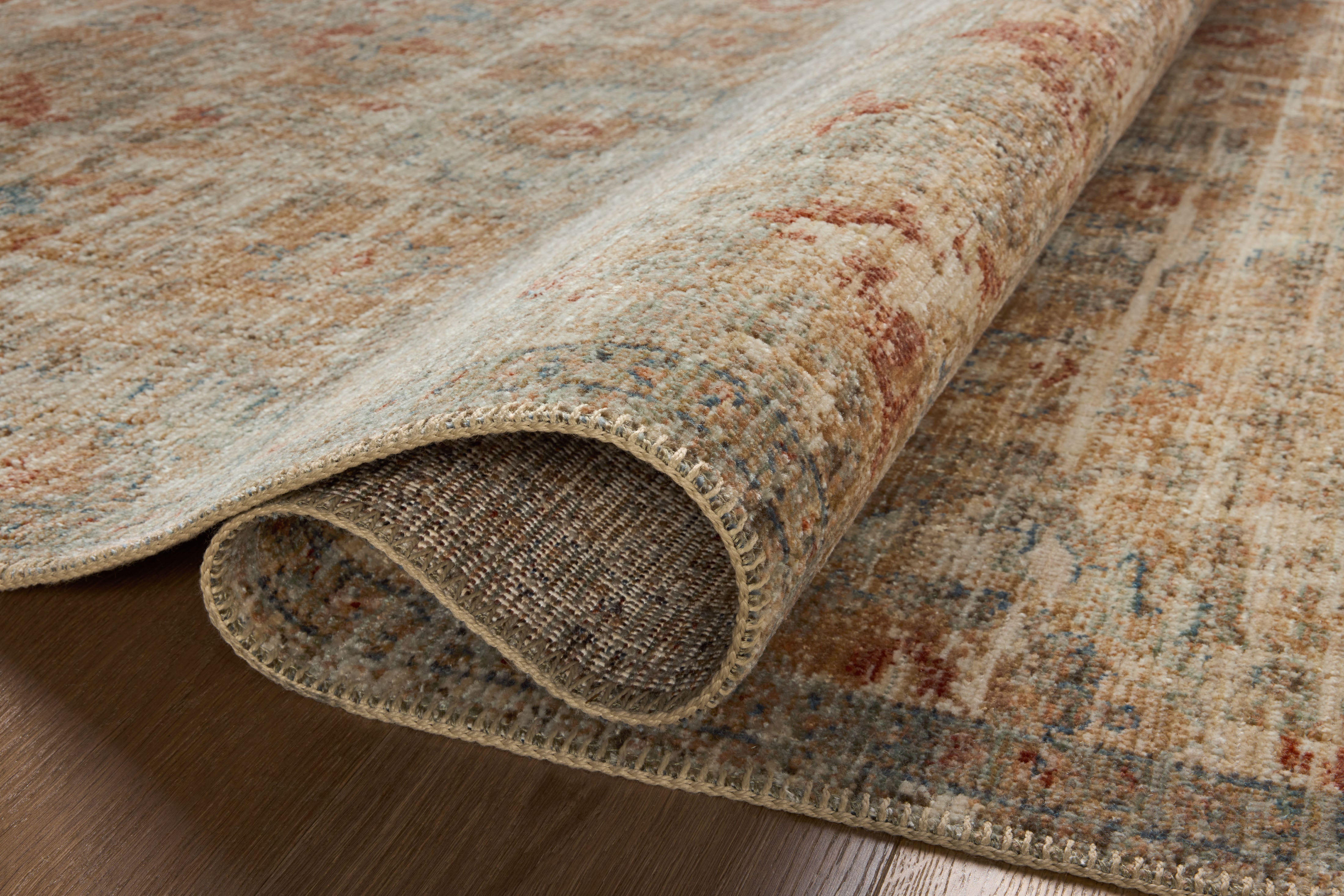 Loloi Heritage Grey / Sunset Runner Rug RUGS - wool Loloi