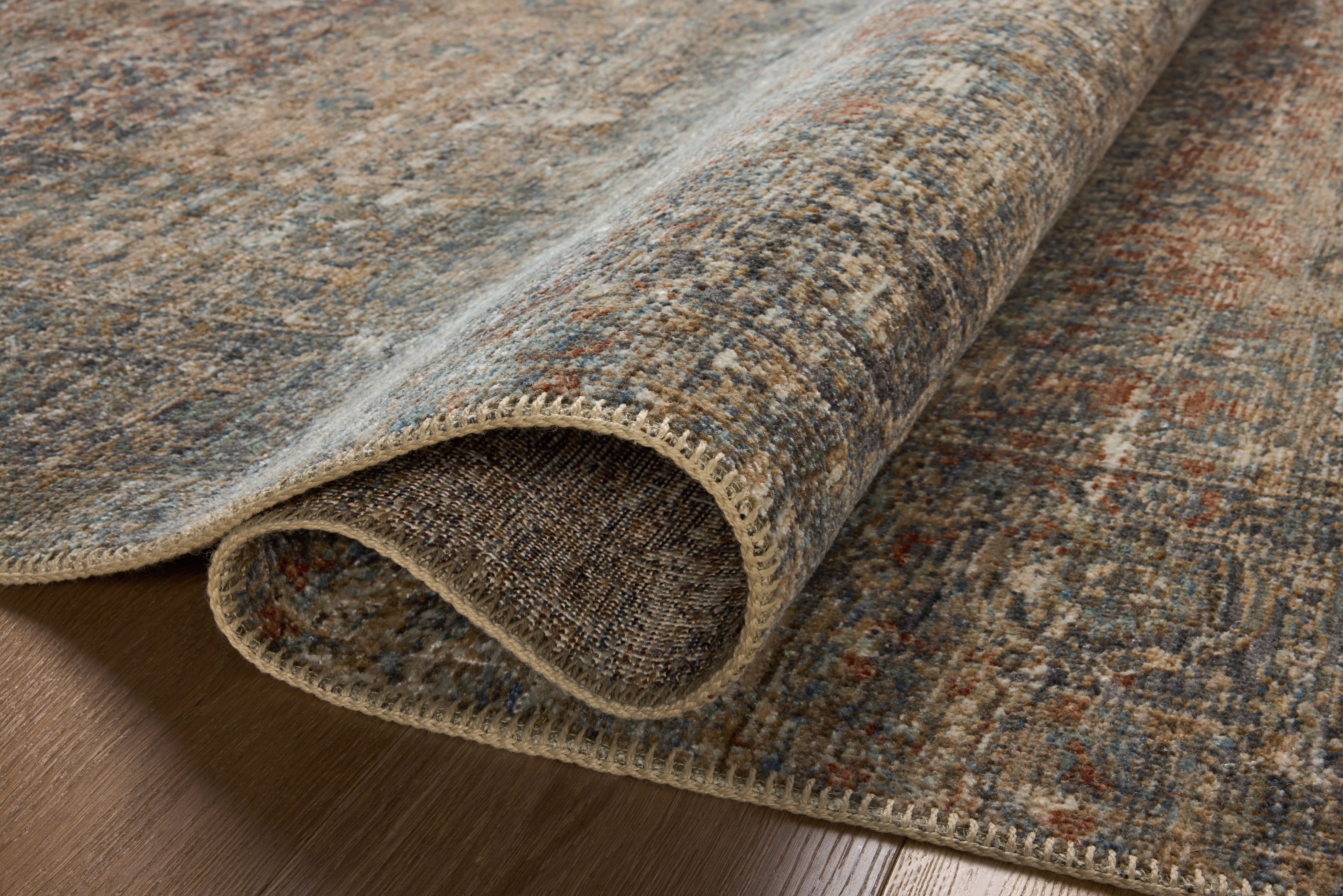 Loloi Heritage Midnight / Multi Rug 0-RUGS-patterned Loloi