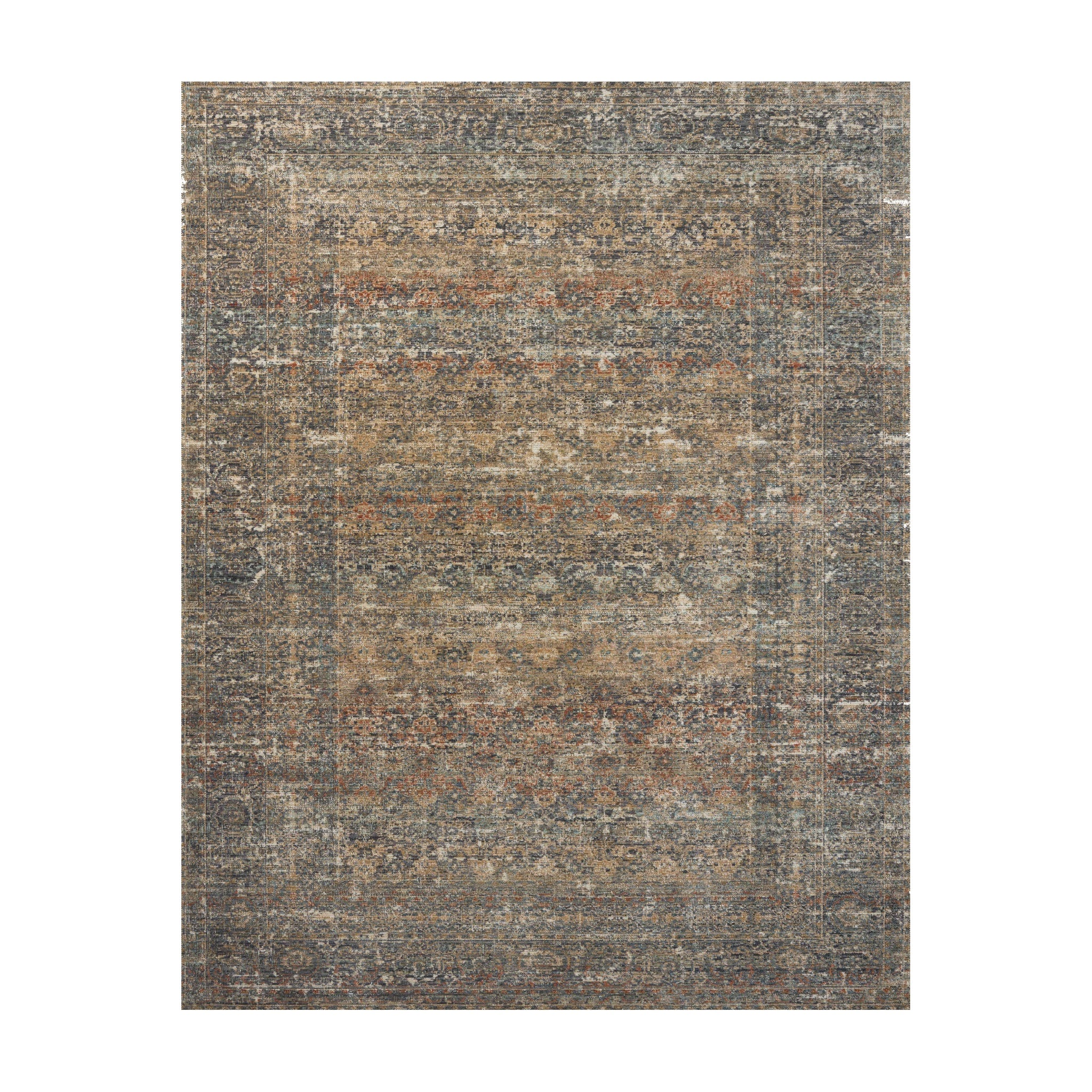 Loloi Heritage Midnight / Multi Runner Rug RUGS - wool Loloi 2'5" x 8'