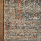 Loloi Heritage Blue / Rust Square Rug RUGS - wool Loloi
