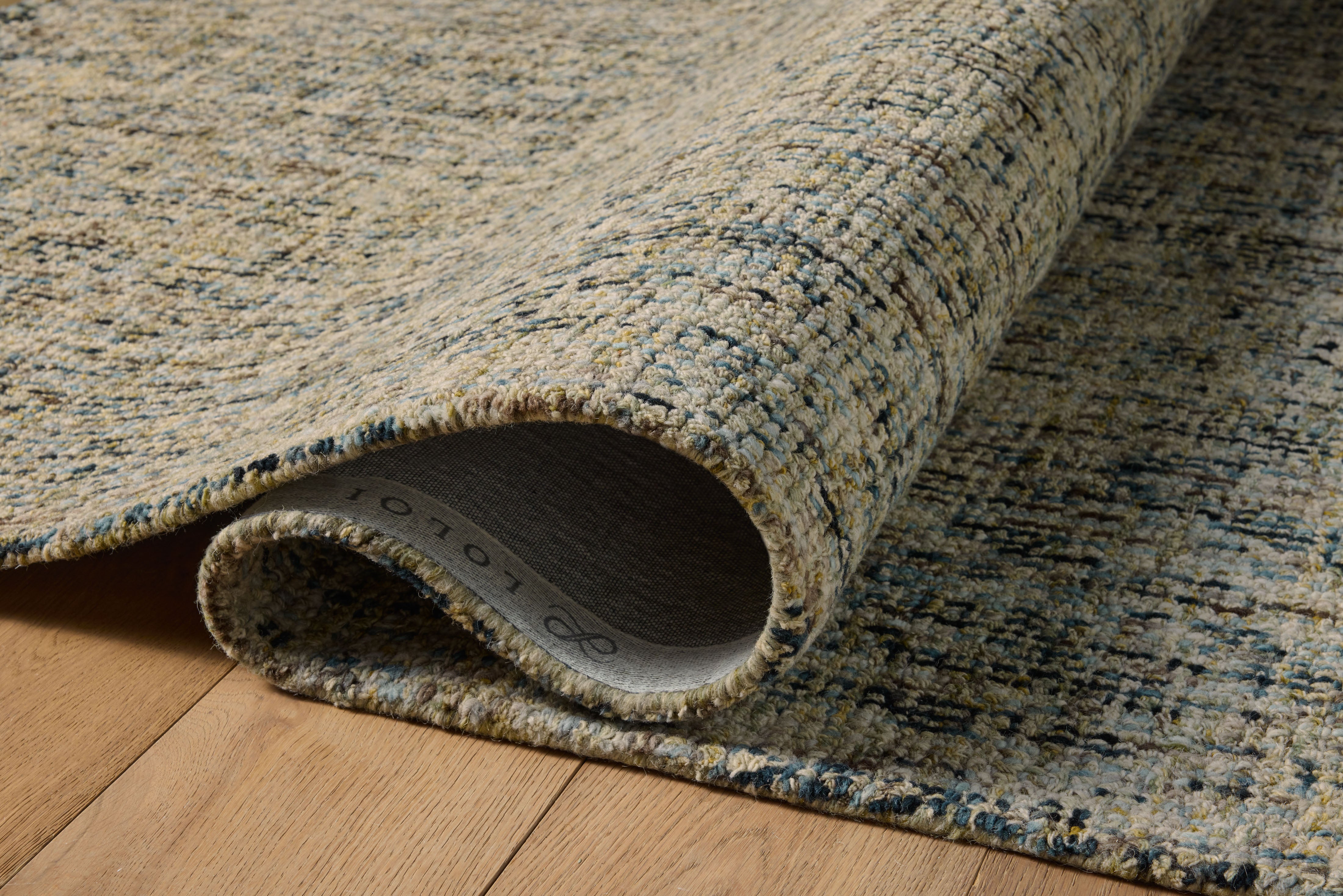 Loloi Harlow Olive / Denim Rug RUGS - wool Loloi