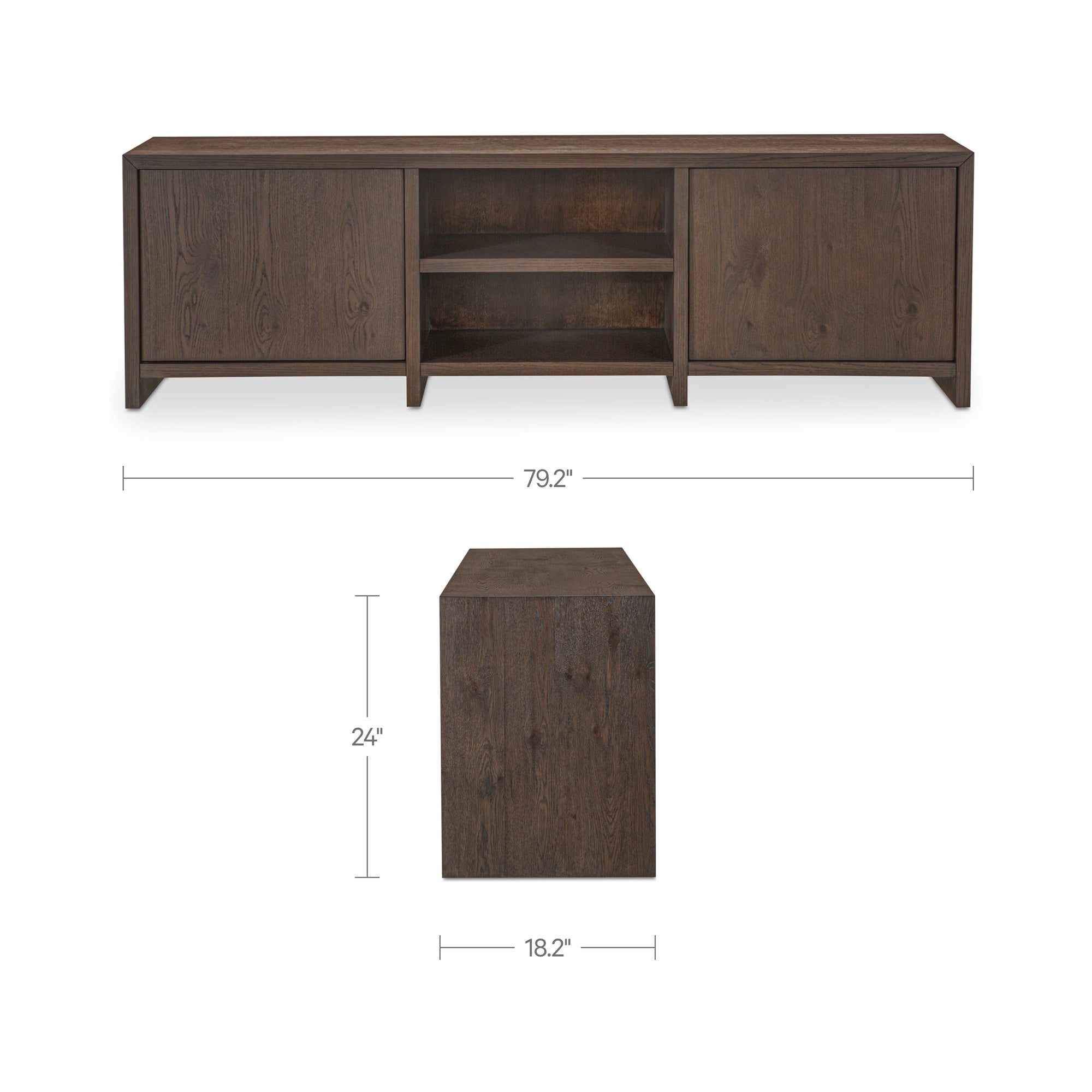 Jenson Media Unit FURNITURE - media unit Moe's Furniture