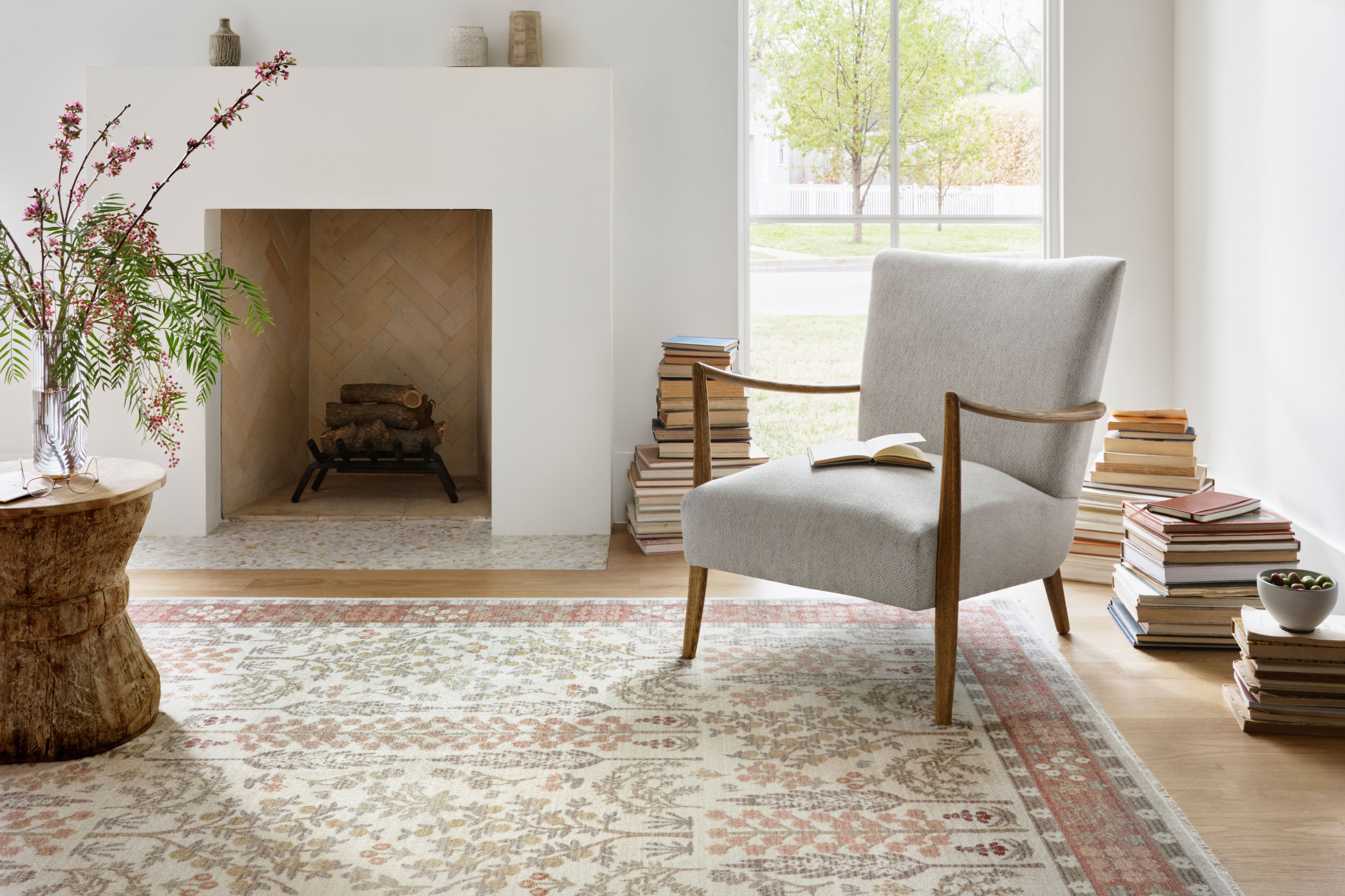 Rifle Paper Co. x Loloi Holland Rust Rug 1-RUGS-patterned Loloi