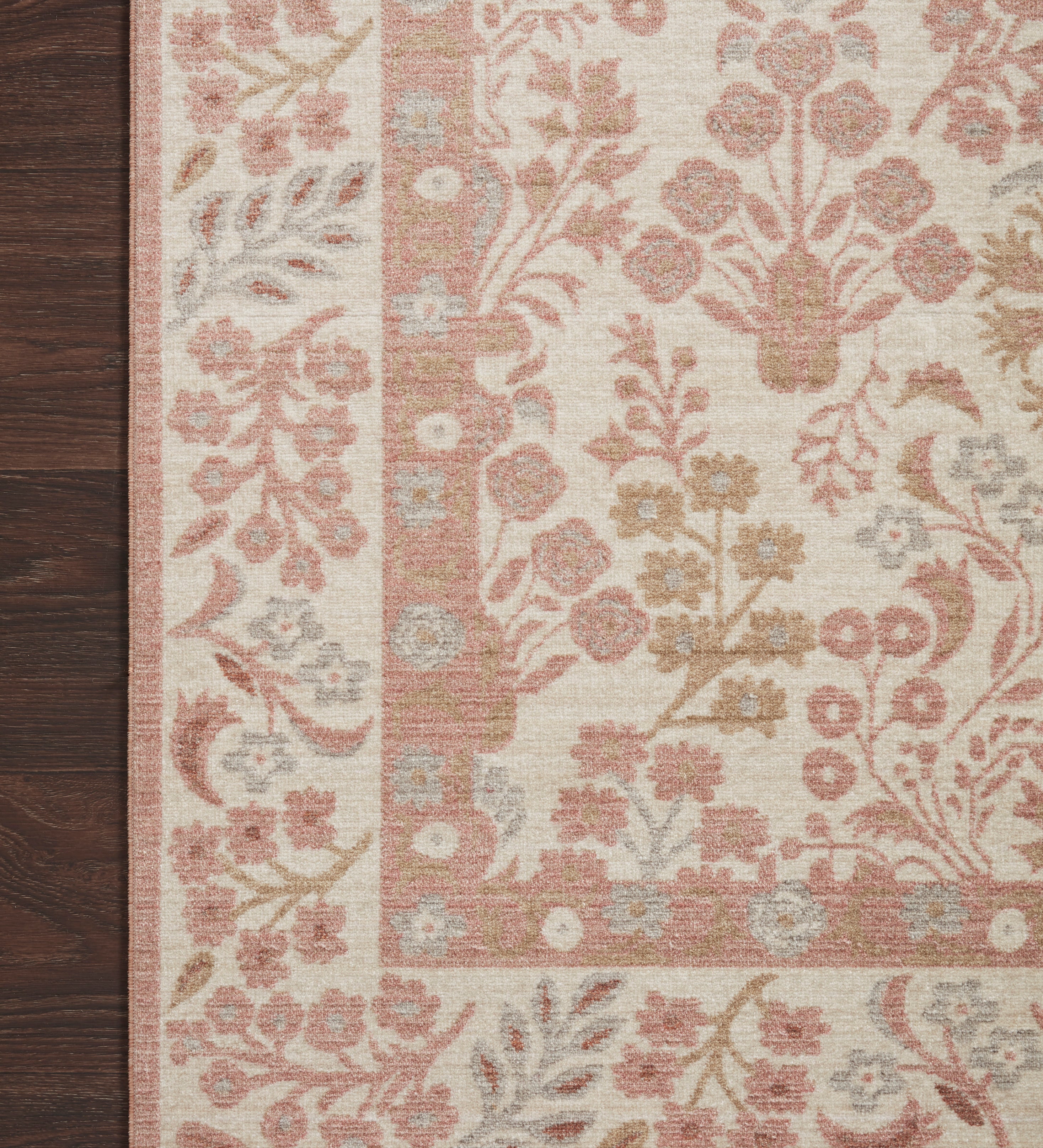 Rifle Paper Co. x Loloi Holland Blush Rug 1-RUGS-patterned Loloi