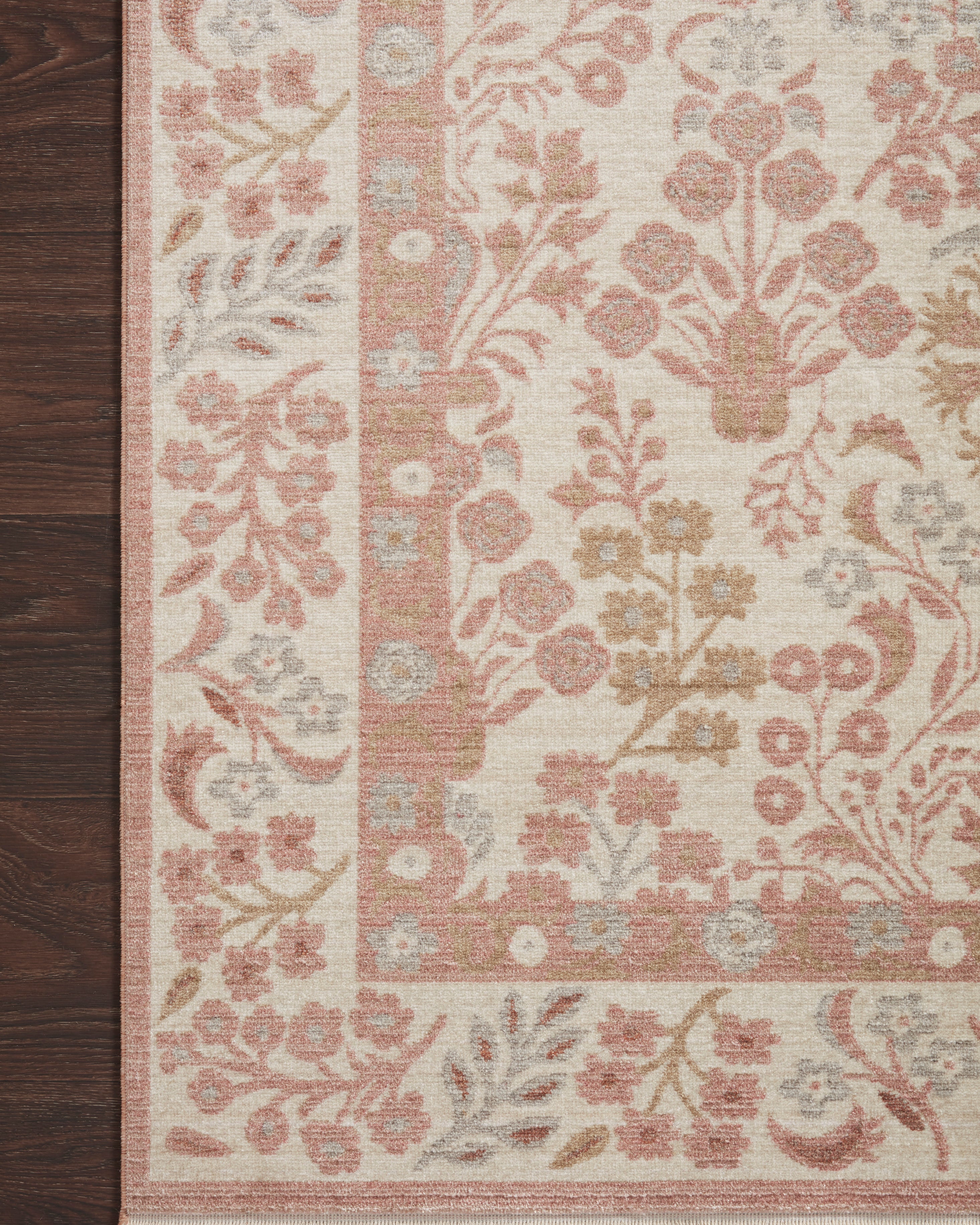 Rifle Paper Co. x Loloi Holland Blush Rug 1-RUGS-patterned Loloi