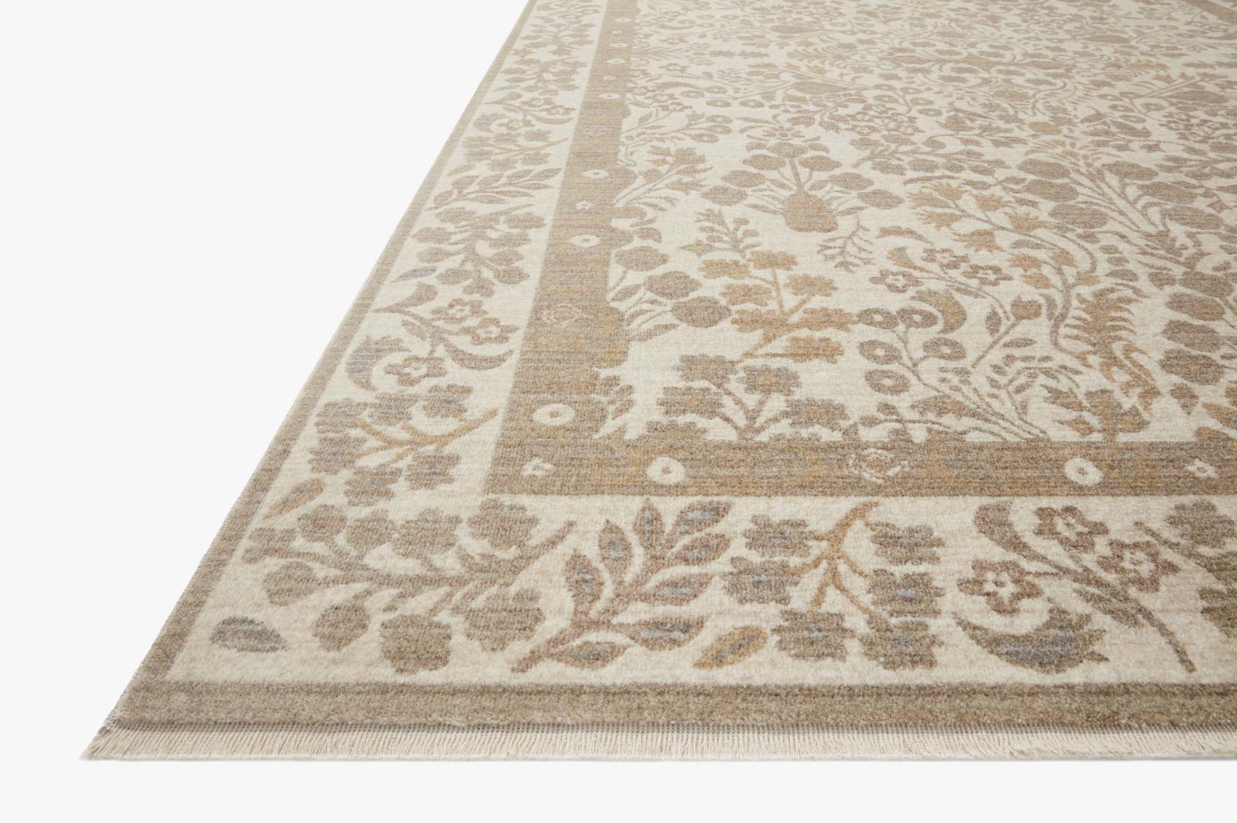Rifle Paper Co. X Loloi/ Holland Lotte Khaki Rug 0-RUGS-patterned Loloi