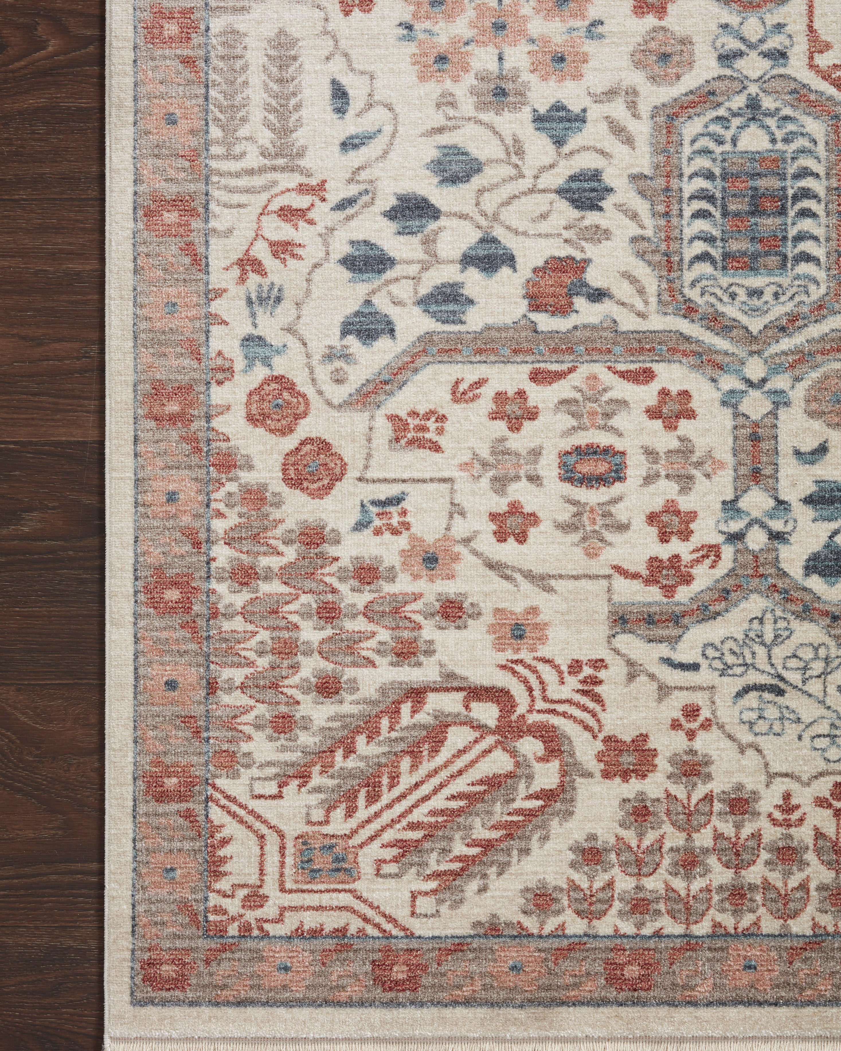 Rifle Paper Co. x Loloi Holland Rust Rug 1-RUGS-patterned Loloi