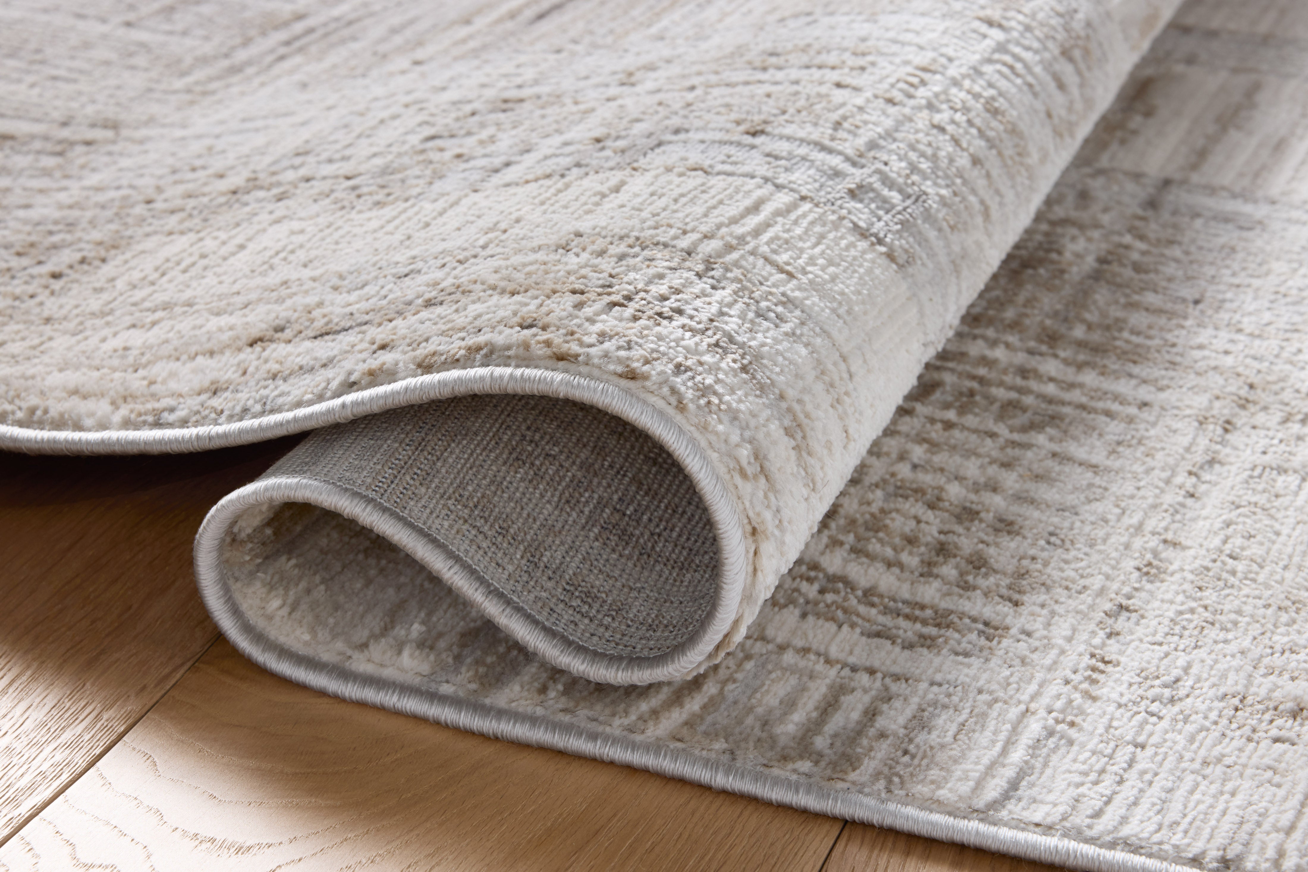 Loloi Hollis Pebble / Ivory Rug RUGS - synthetic Loloi