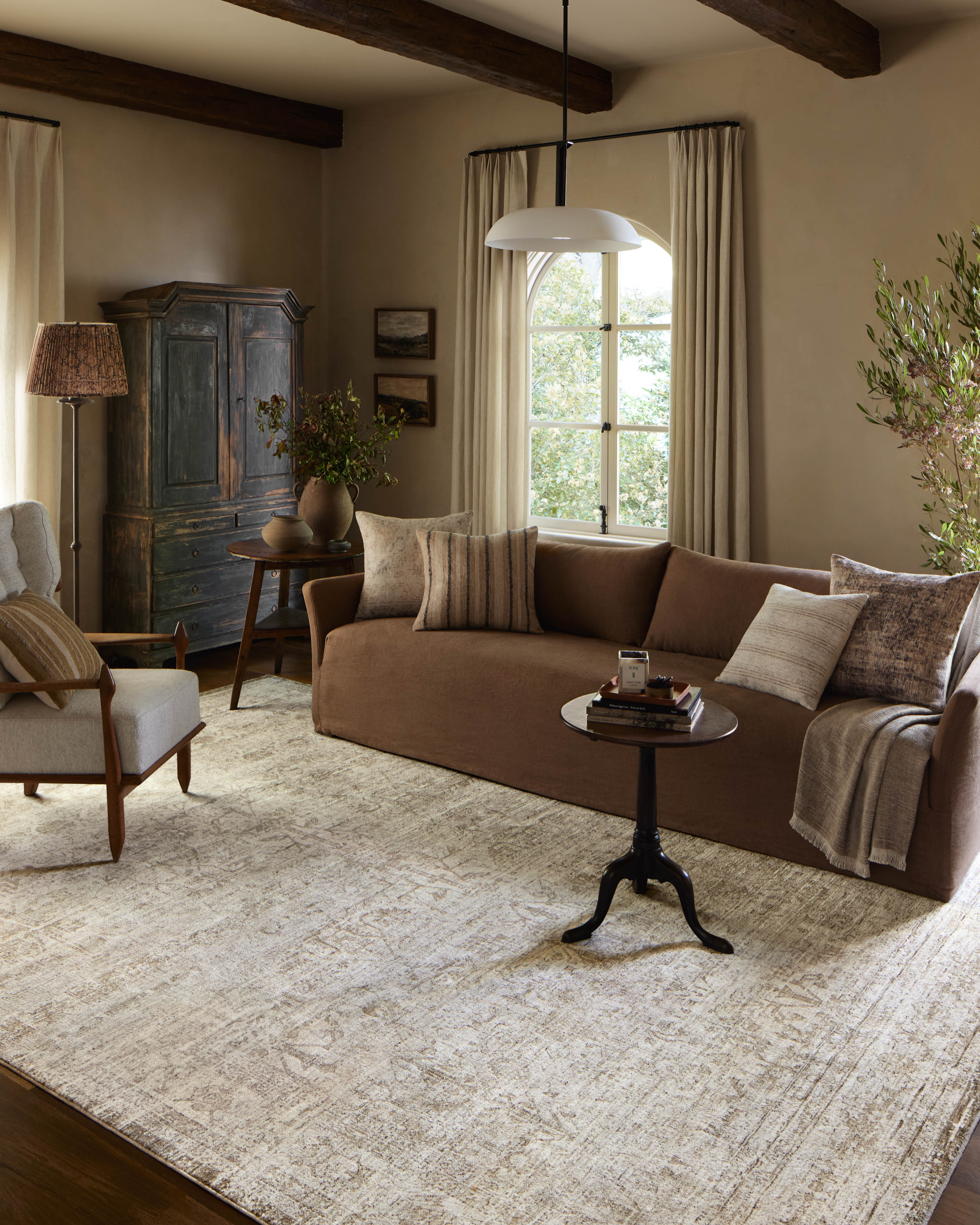 Amber Lewis x Loloi Honora Ivory / Natural Rug 0-patterned rugs Loloi