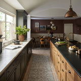 Amber Lewis x Loloi Honora Slate / Beige Rug 0-patterned rugs Loloi
