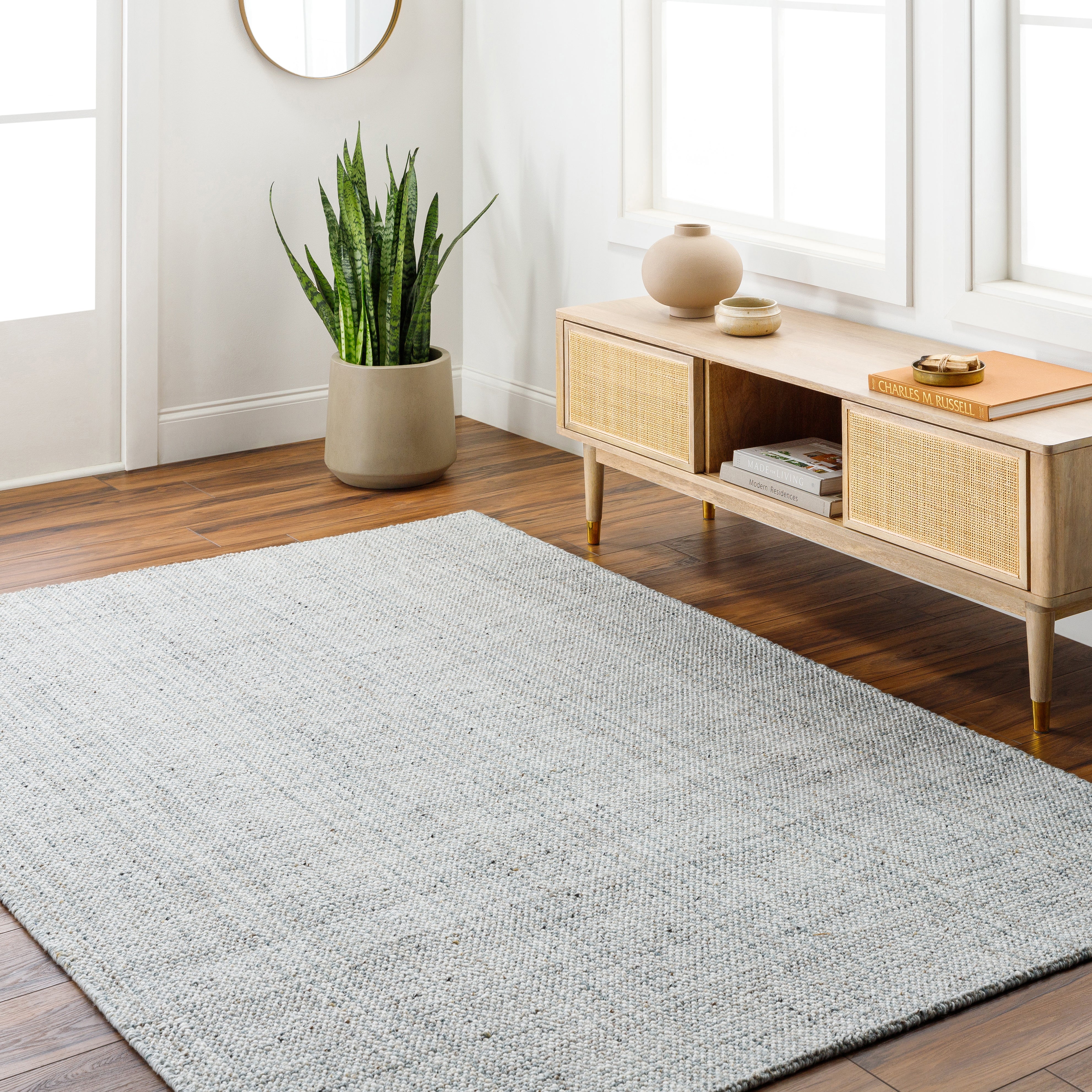 OVERSTOCK RUG - Haven Blue / Slate Rug - 9' x 12' IN STORE - Rugs Surya
