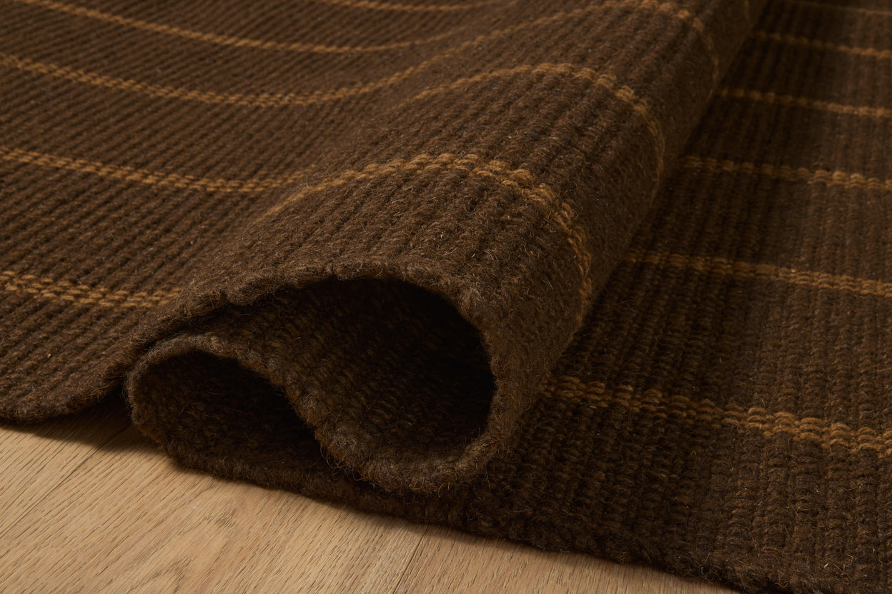 Amber Lewis x Loloi Harlan Espresso / Toffee Rug RUGS - wool Loloi