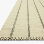 Amber Lewis x Loloi Harlan Ivory / Charcoal Rug RUGS - wool Loloi