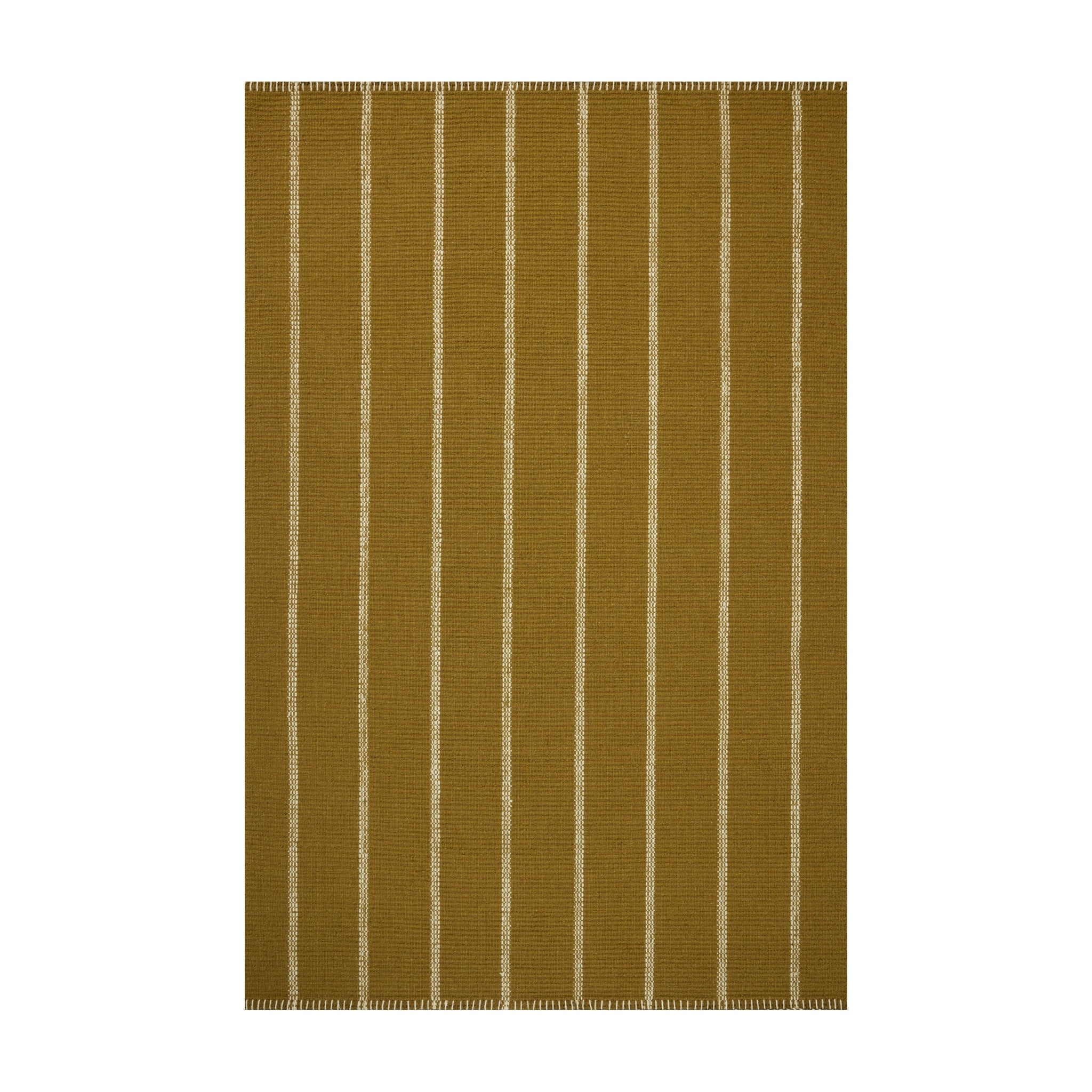 Amber Lewis x Loloi Harlan Ochre / Ivory Sample Rug RUGS - wool Loloi 18" x 18"