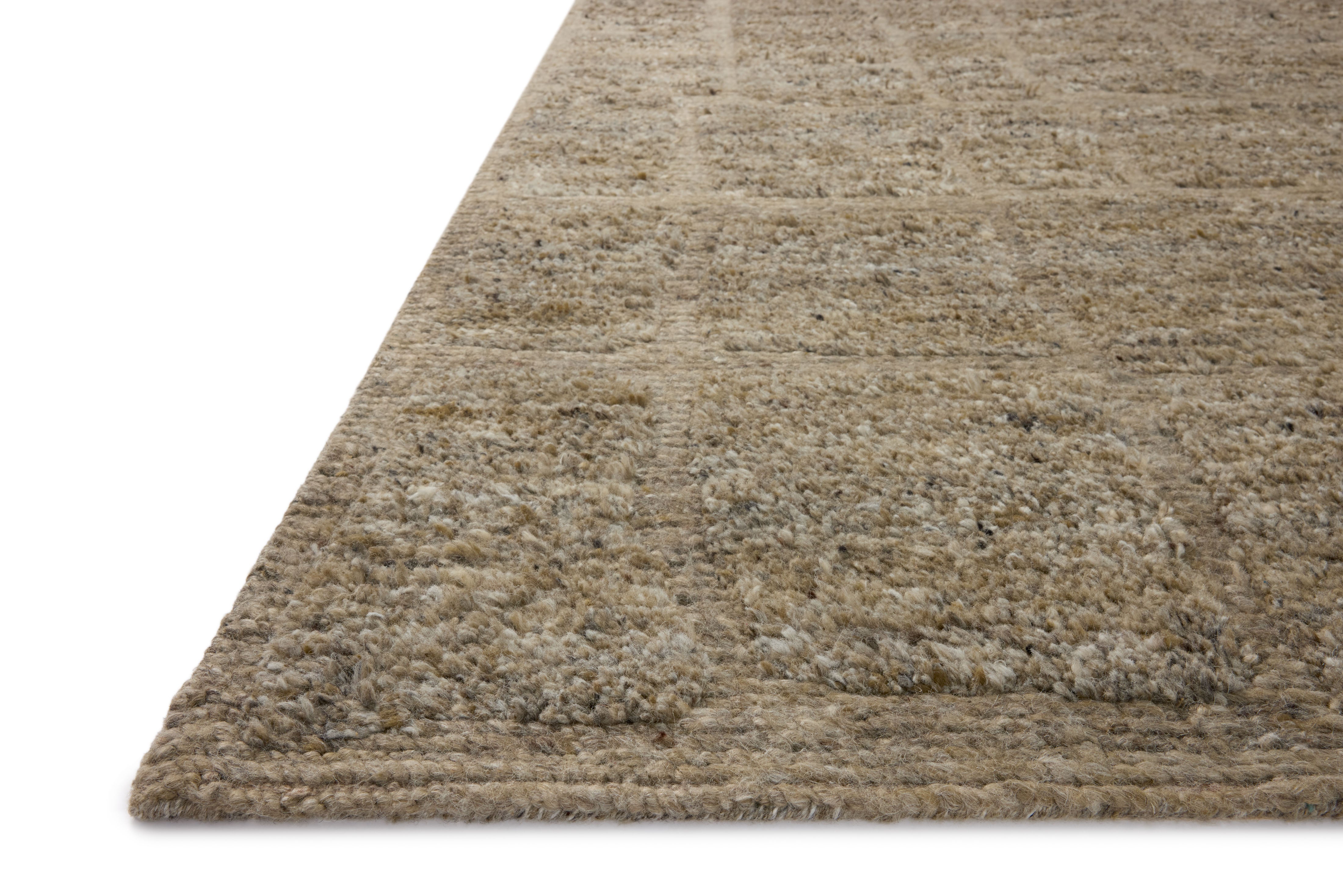 Loloi Hughes Olive Rug, 18" x 18" Sample – view 2